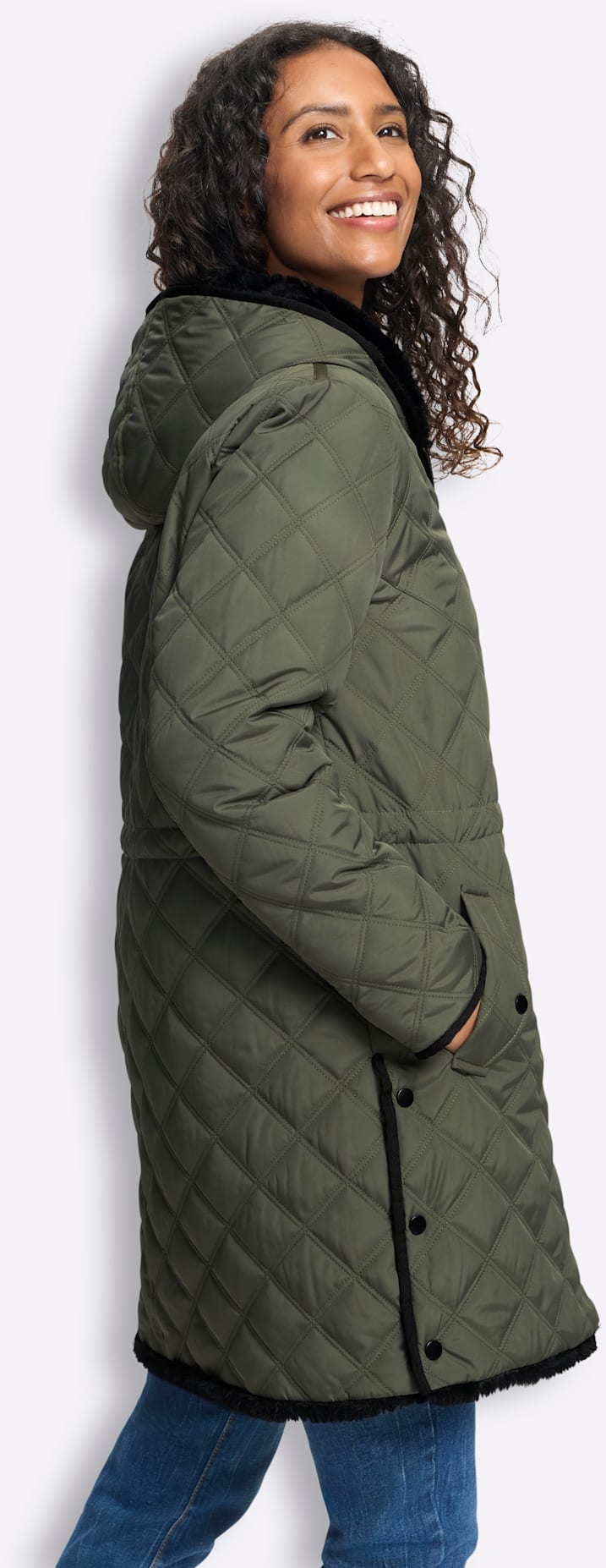 heine Veste réversible avec capuche