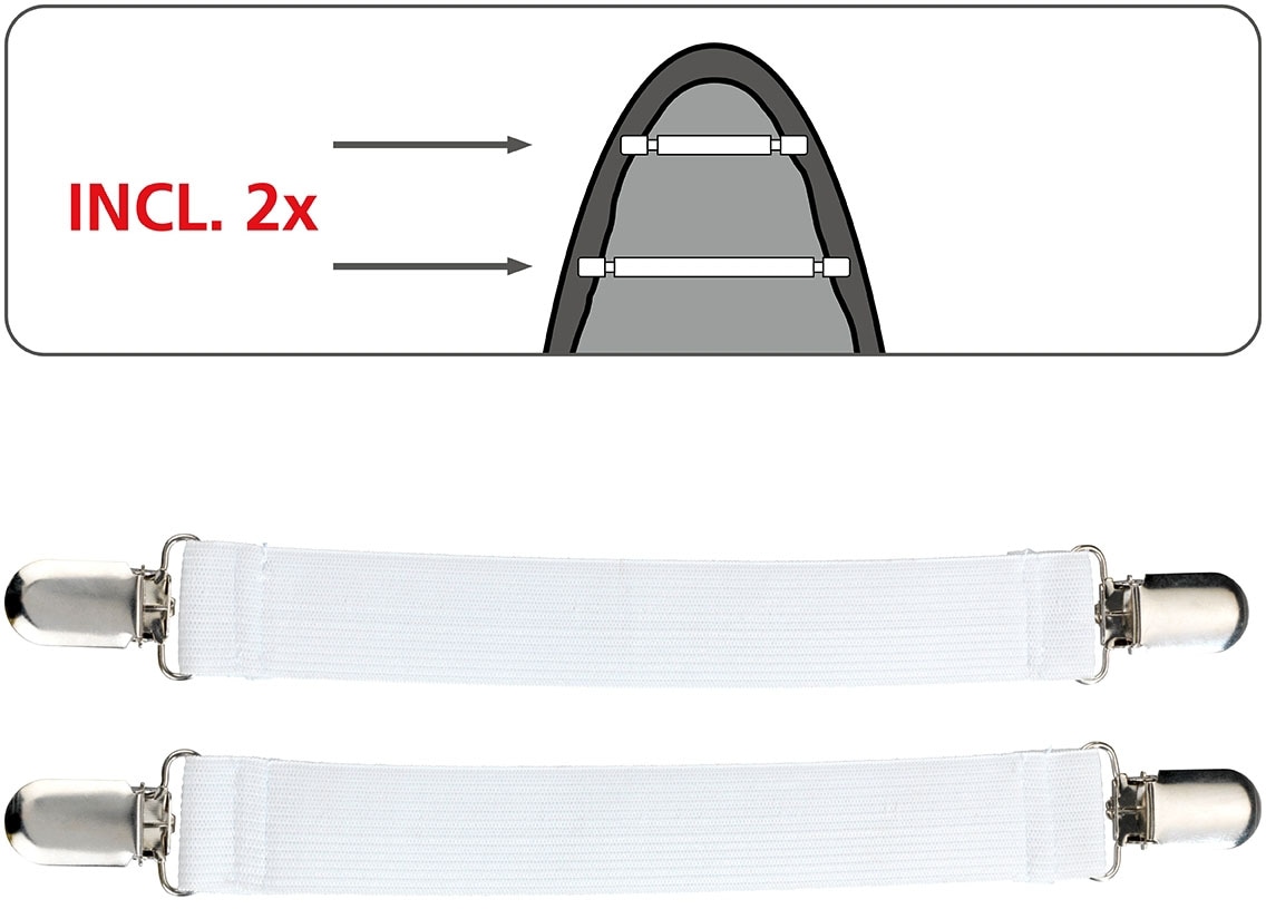 WENKO Bügelbrettbezug »Air Comfort XL/Universal«, 100% Baumwolle, Bügelfläche 140x48 cm