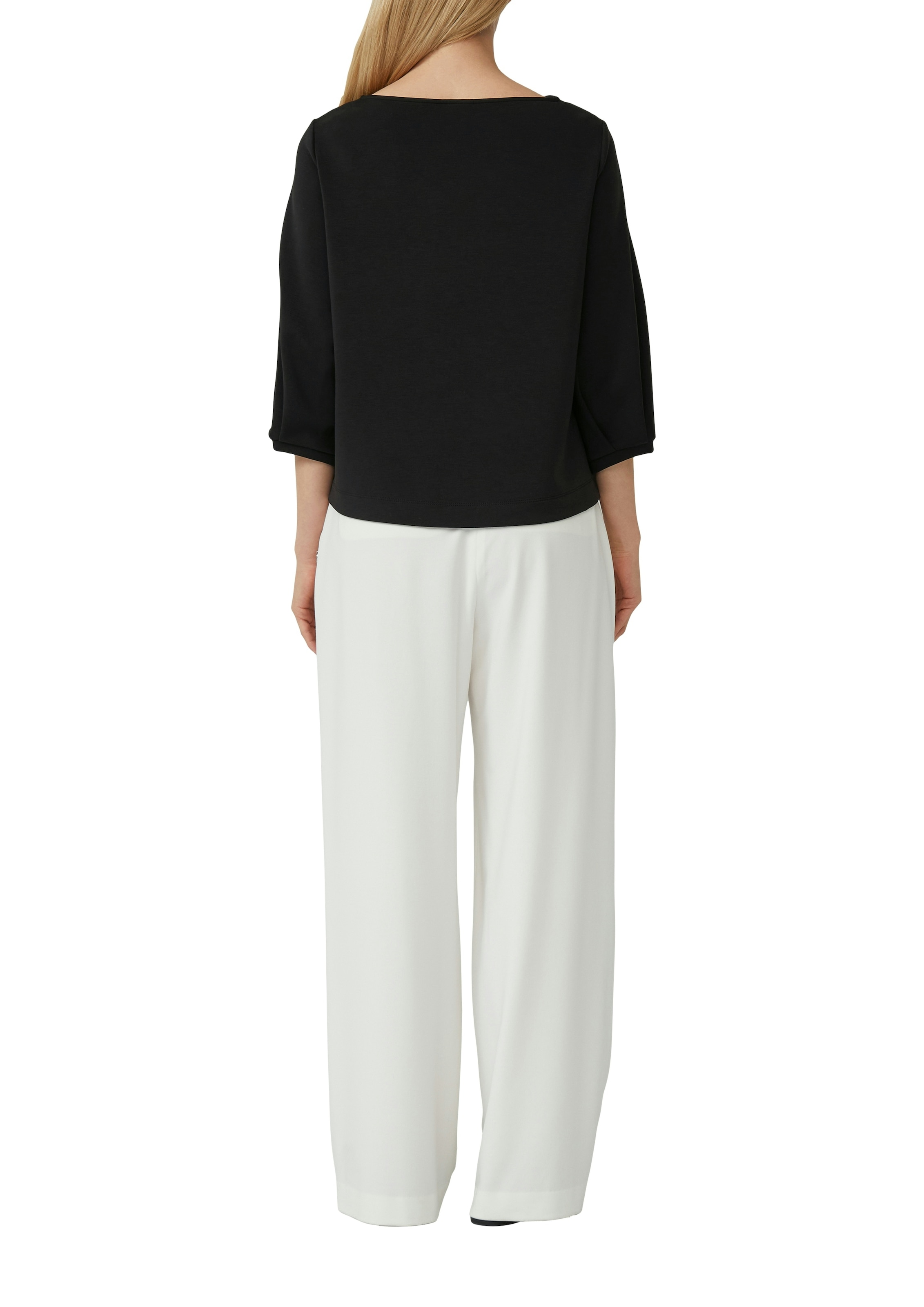s.Oliver BLACK LABEL Sweat-shirt , avec décolleté cascade
