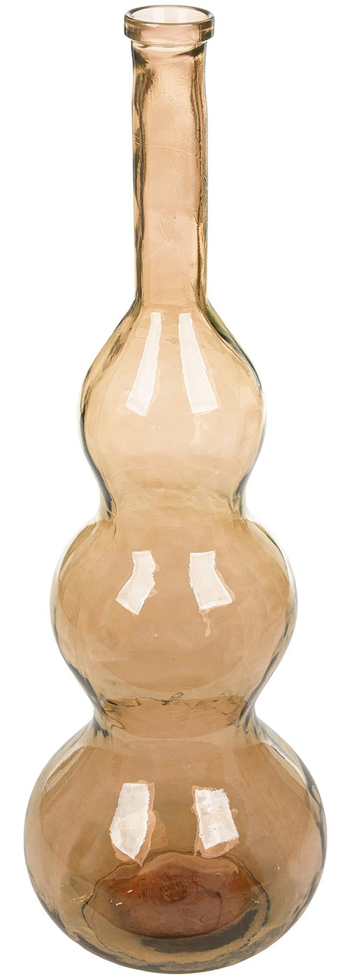 Image of GILDE Bodenvase "Bodenvase bauchig "Balleros" braun"