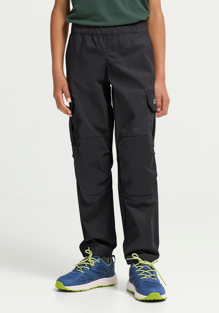 Jack Wolfskin Cargohose »CARGO PANTS K«  mit reflektierenden Details, atmungsaktiv, windabweisend