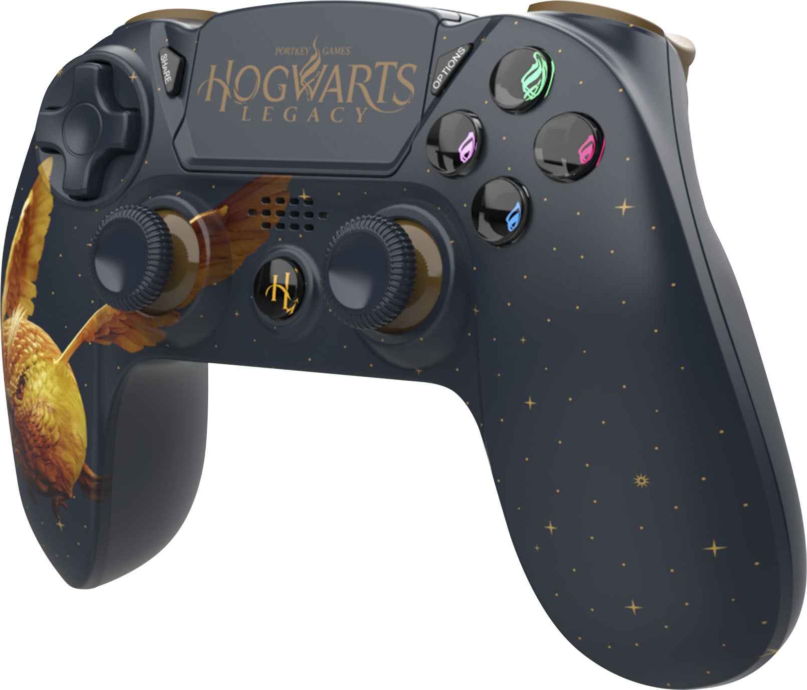 Freaks and Geeks PlayStation 4-Controller »Goldfarbenen Snidget Wireless Controller«