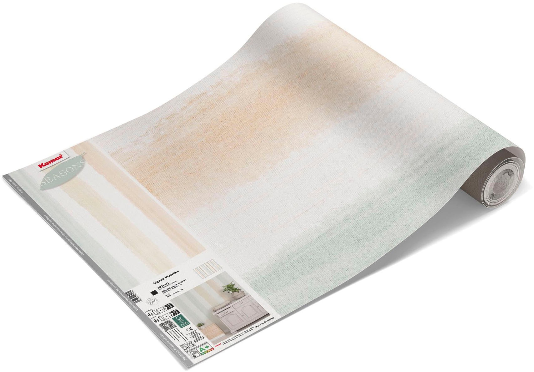 Komar Fototapete »Vlies Fototapete - Lignes Vivantes - Grösse 350 x 250 cm« Motiv | bedruckt glatt