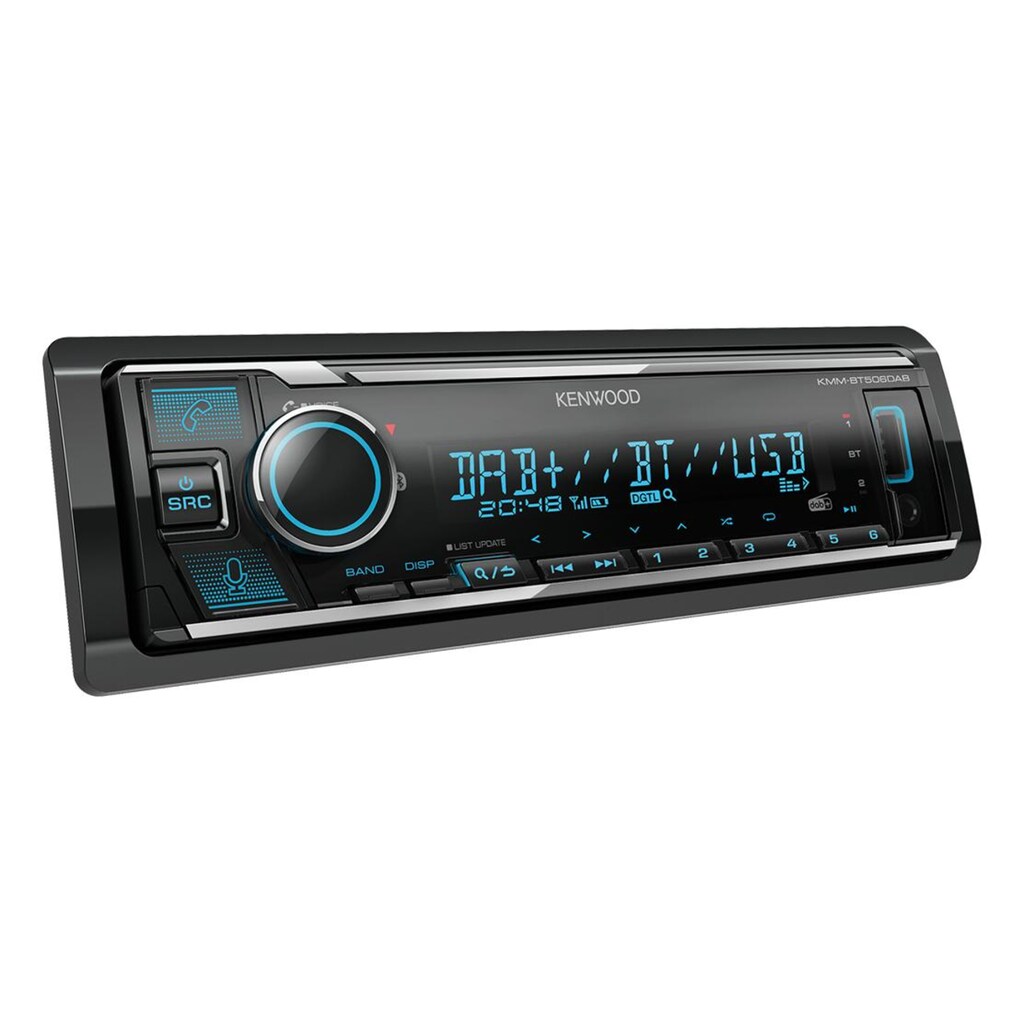 Kenwood Autoradio »KMM-BT506DAB 1 DI«, (Bluetooth)