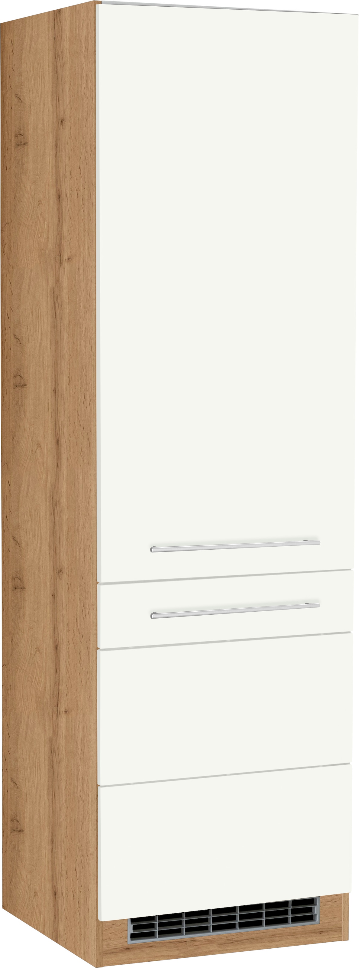 KOCHSTATION Kühlumbauschrank »KS-Wien« 60 cm breit, 200 cm hoch, geeignet für Einbau-Kühlgefrierkombination