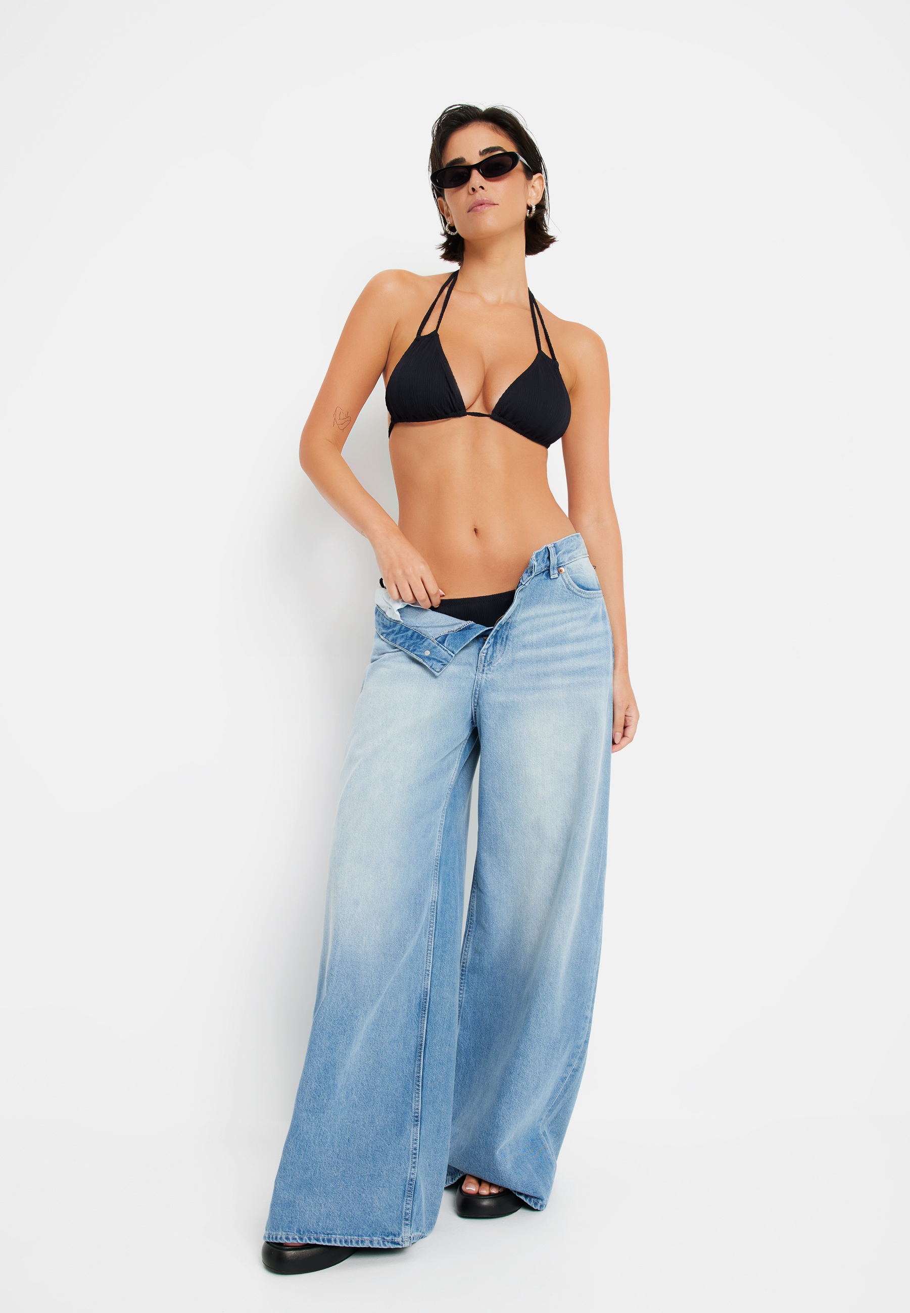 LSCN by LASCANA Triangel-Bikini »Egitura«, (Set), aus Strukturware