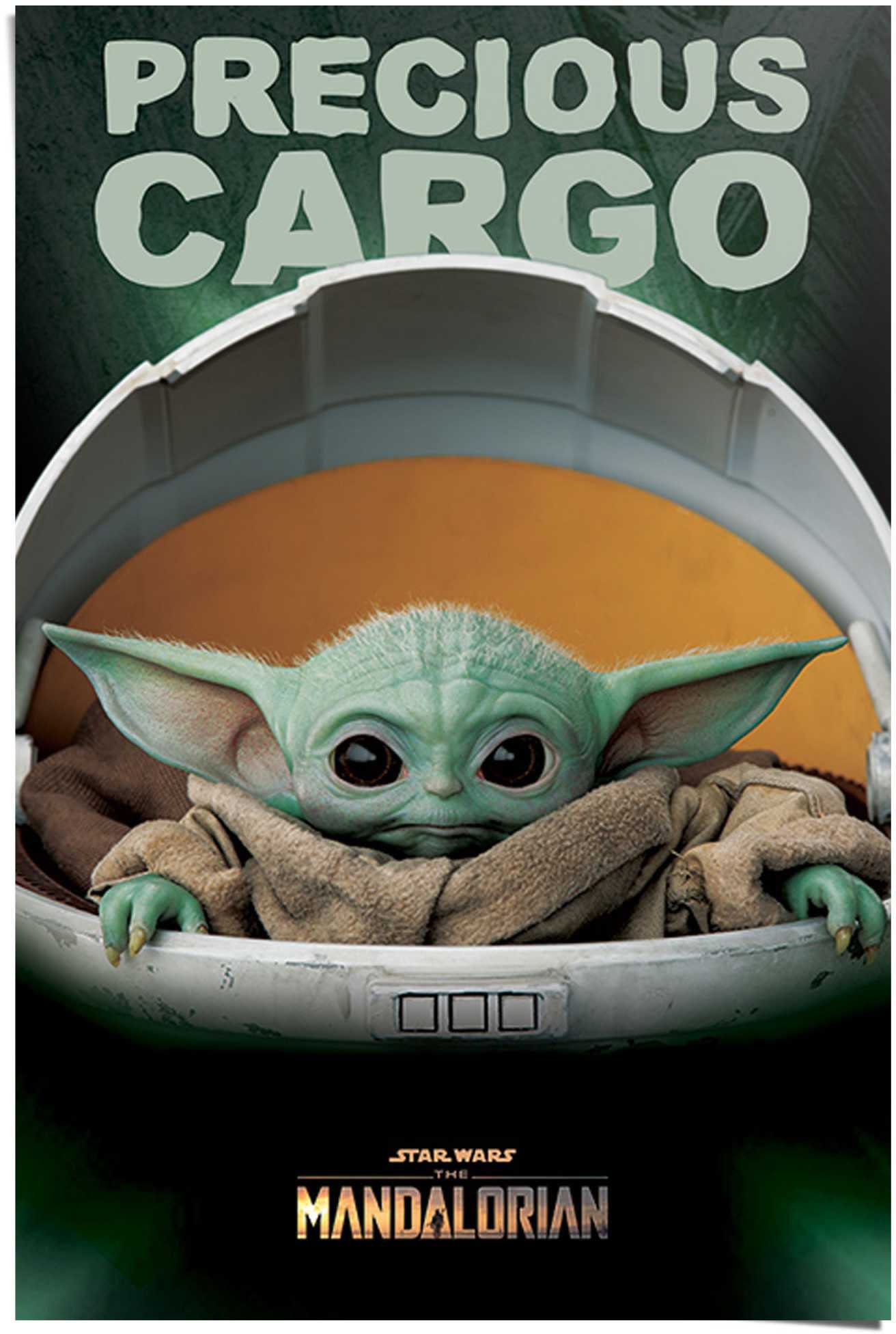 Image of Reinders Poster "Poster The Mandalorian Baby Yoda" Serien 1 Stk. tlg.