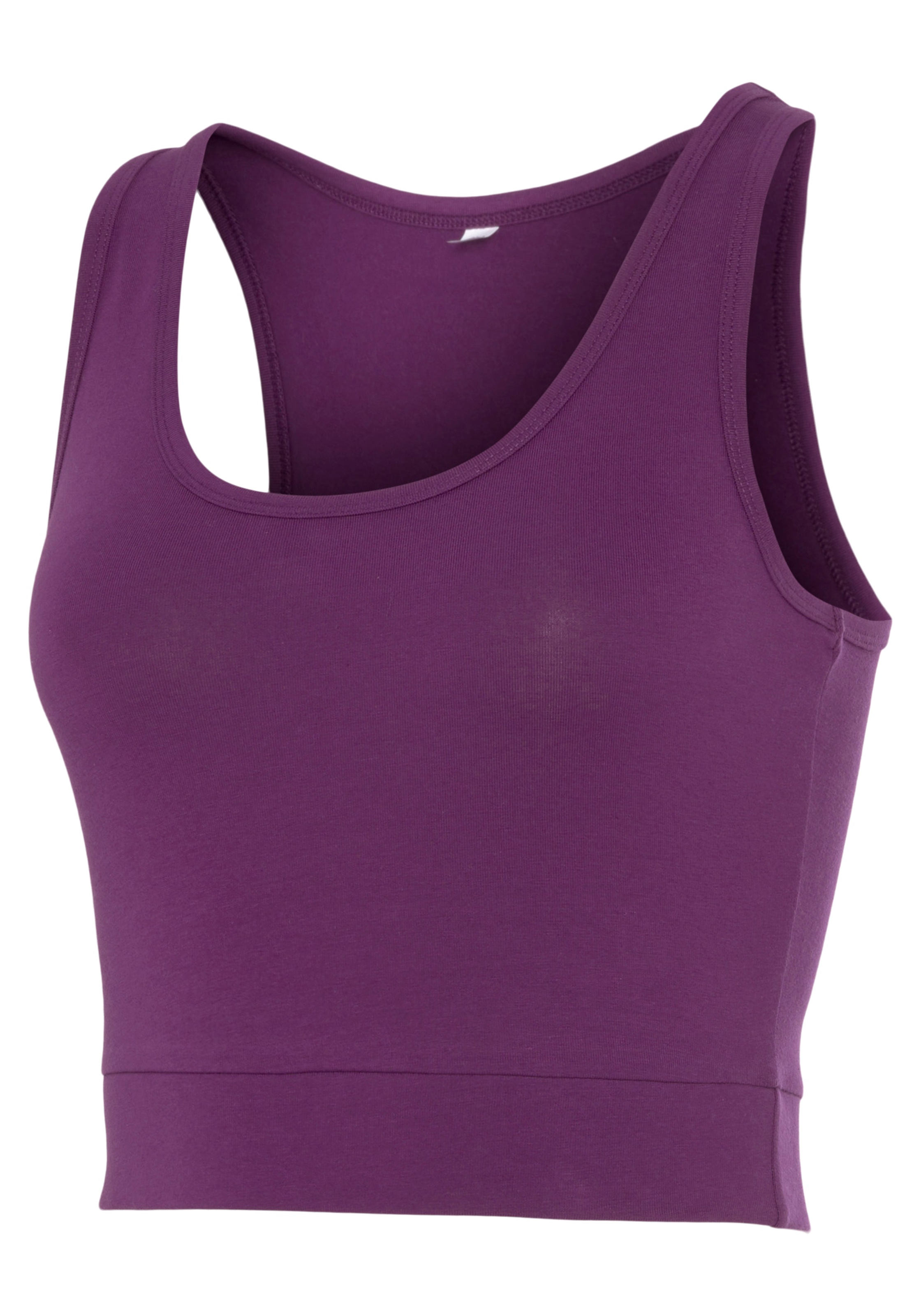 LASCANA ACTIVE Sporttop »-Basic-Crop-Top«, mit breiten Trägern