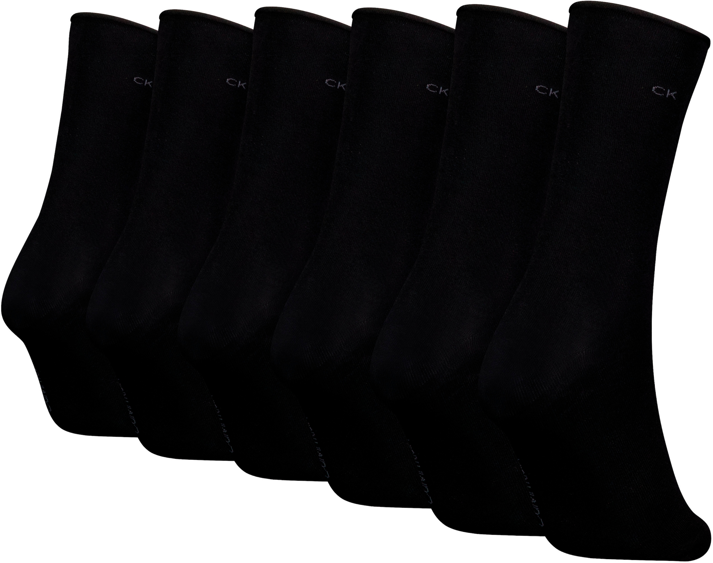 SOCKS reduziert! 6 CREW KLEIN Klein Socken, (Packung, Calvin Paar), CALVIN