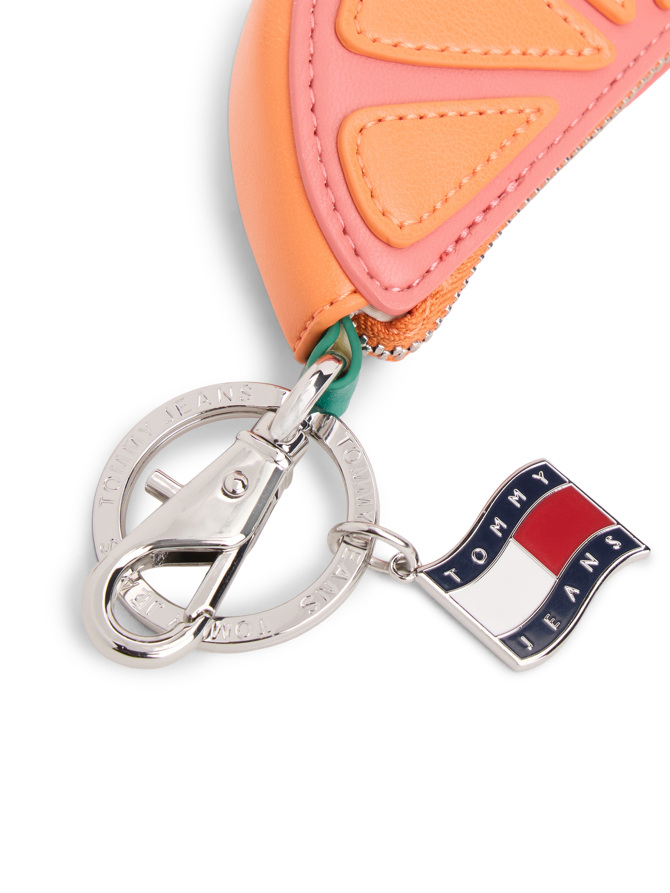 Tommy Jeans Schlüsselanhänger »TJW FRUIT COIN PURSE ORANGE« Taschen-Schlüsselanhänger, Taschen Charm, Bag Charm im Frucht-Look