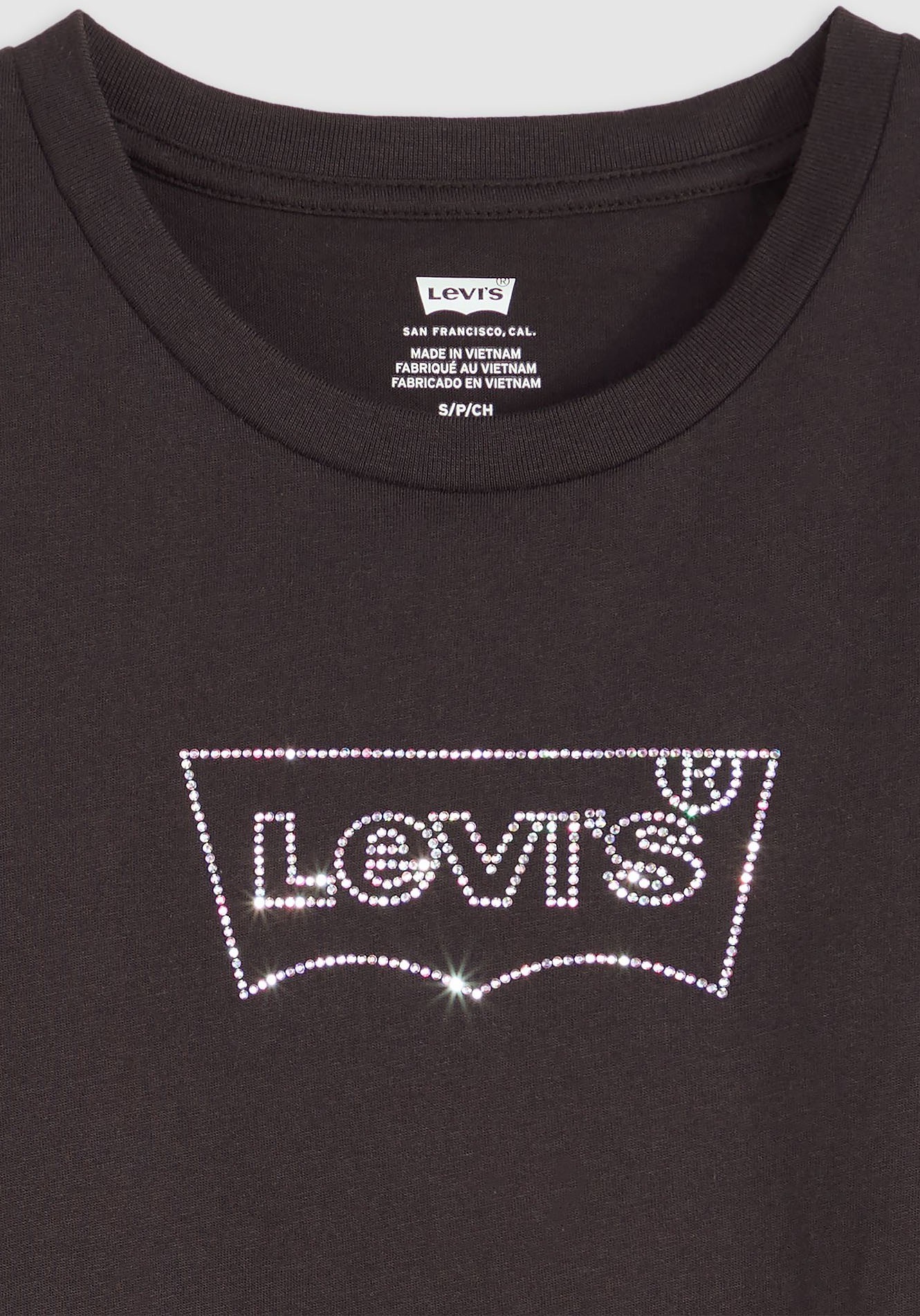 Levi's® Rundhalsshirt »THE PERFECT TEE«, mit Logo im Metallic-Holo Print