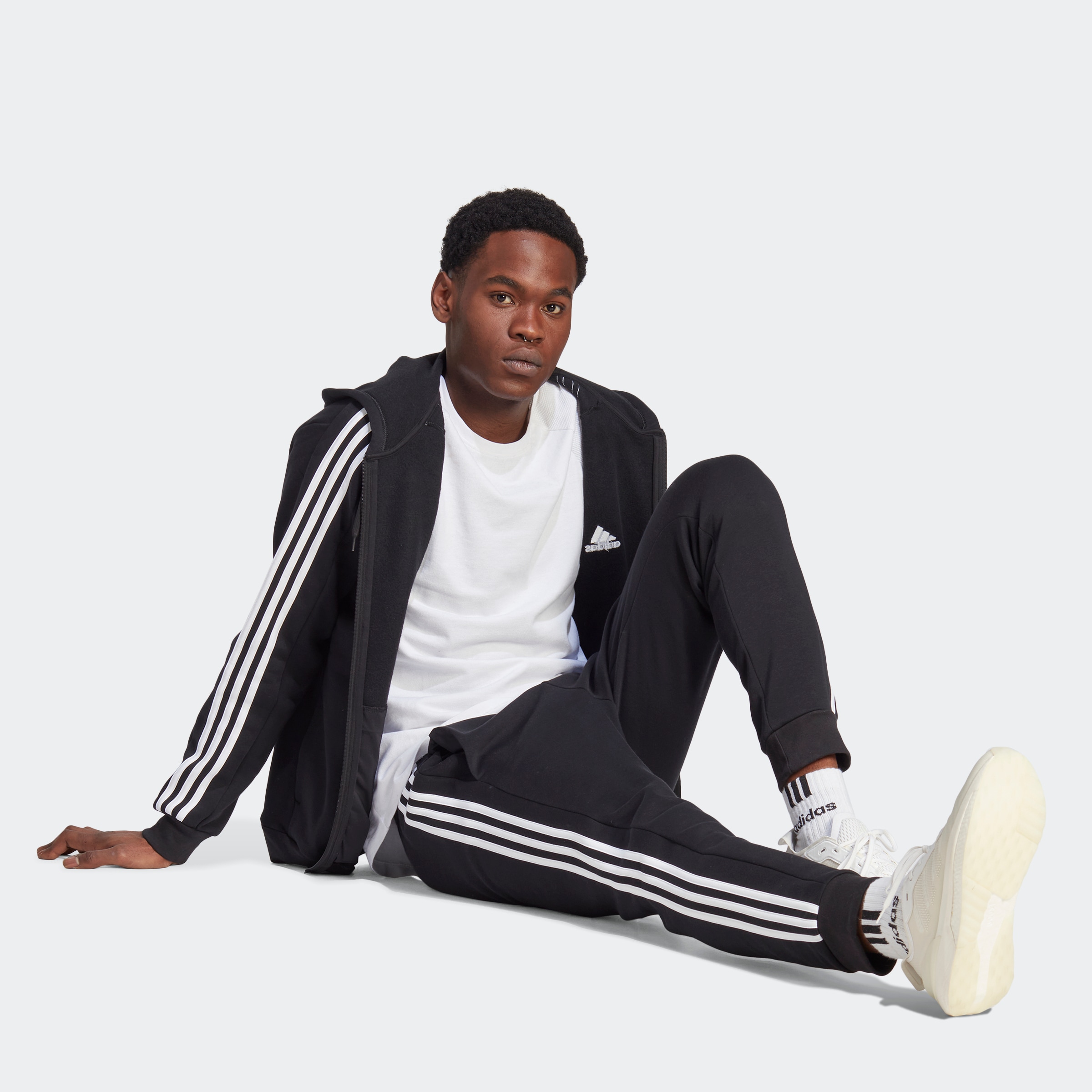 adidas Sportswear Kapuzensweatjacke »ESSENTIALS 3STREIFEN KAPUZENJACKE«