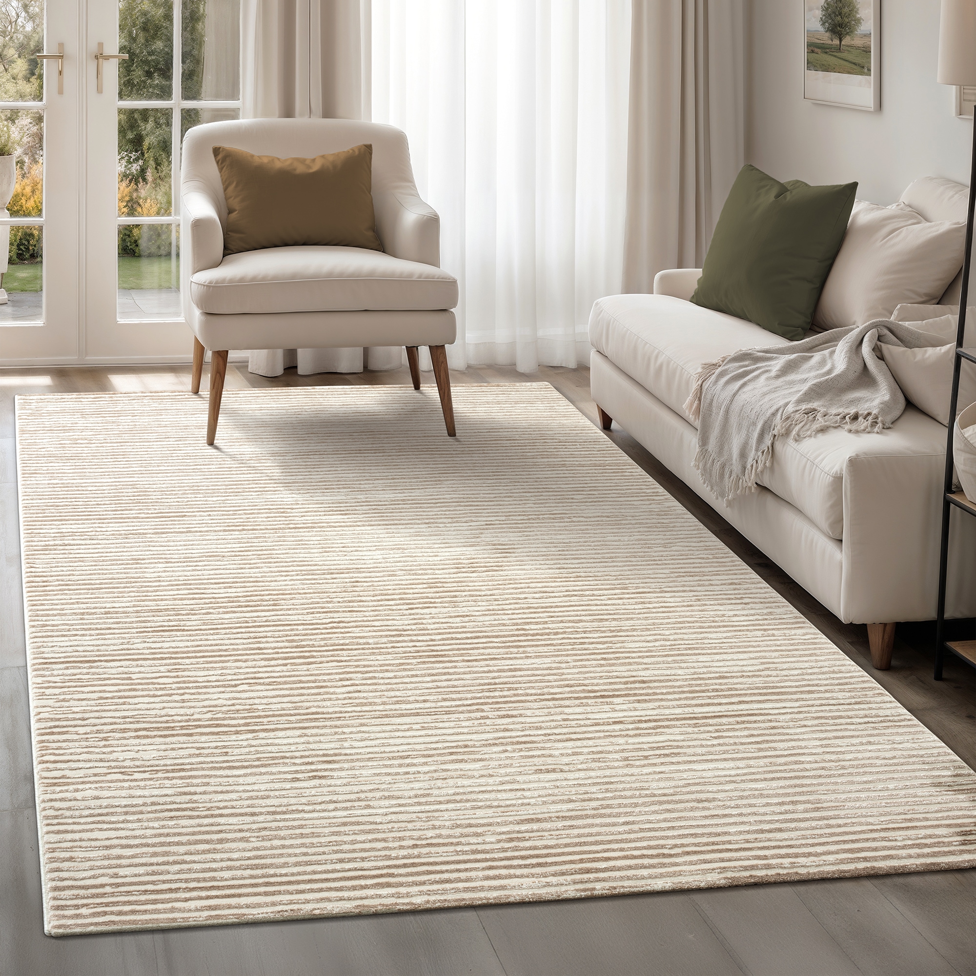 Image of Sanat Teppich "Hera 3404, auch als Läufer erhältlich" rechteckig 11 mm Höhe Kurzflor, modern, Wohnzimmer, Schlafzimmer, fussbodenheizungsgeeignet