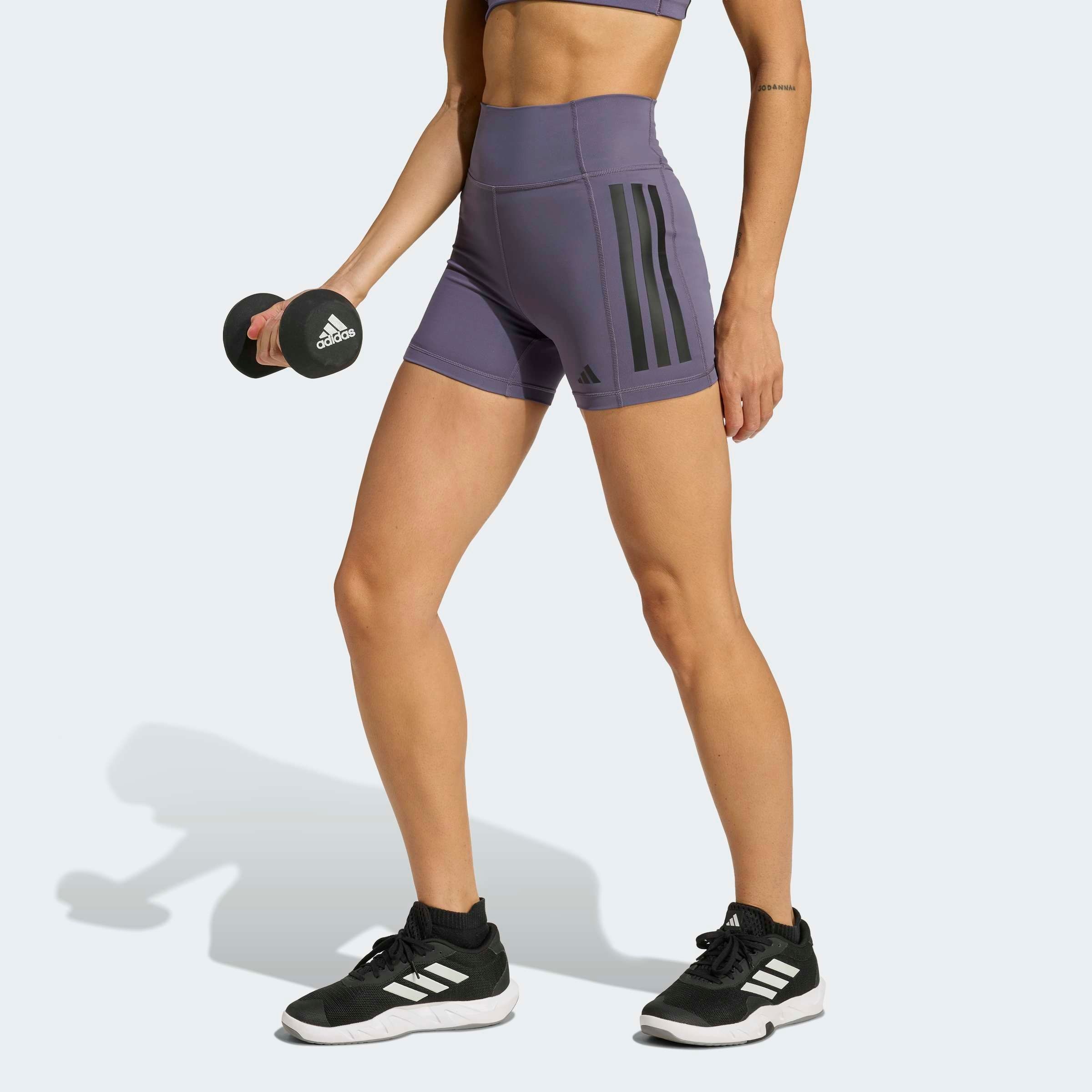 Image of adidas Performance Shorts "OPT 3S 1/4" sportlicher Stil, für Sport, mit Elasthan, leichtes Material