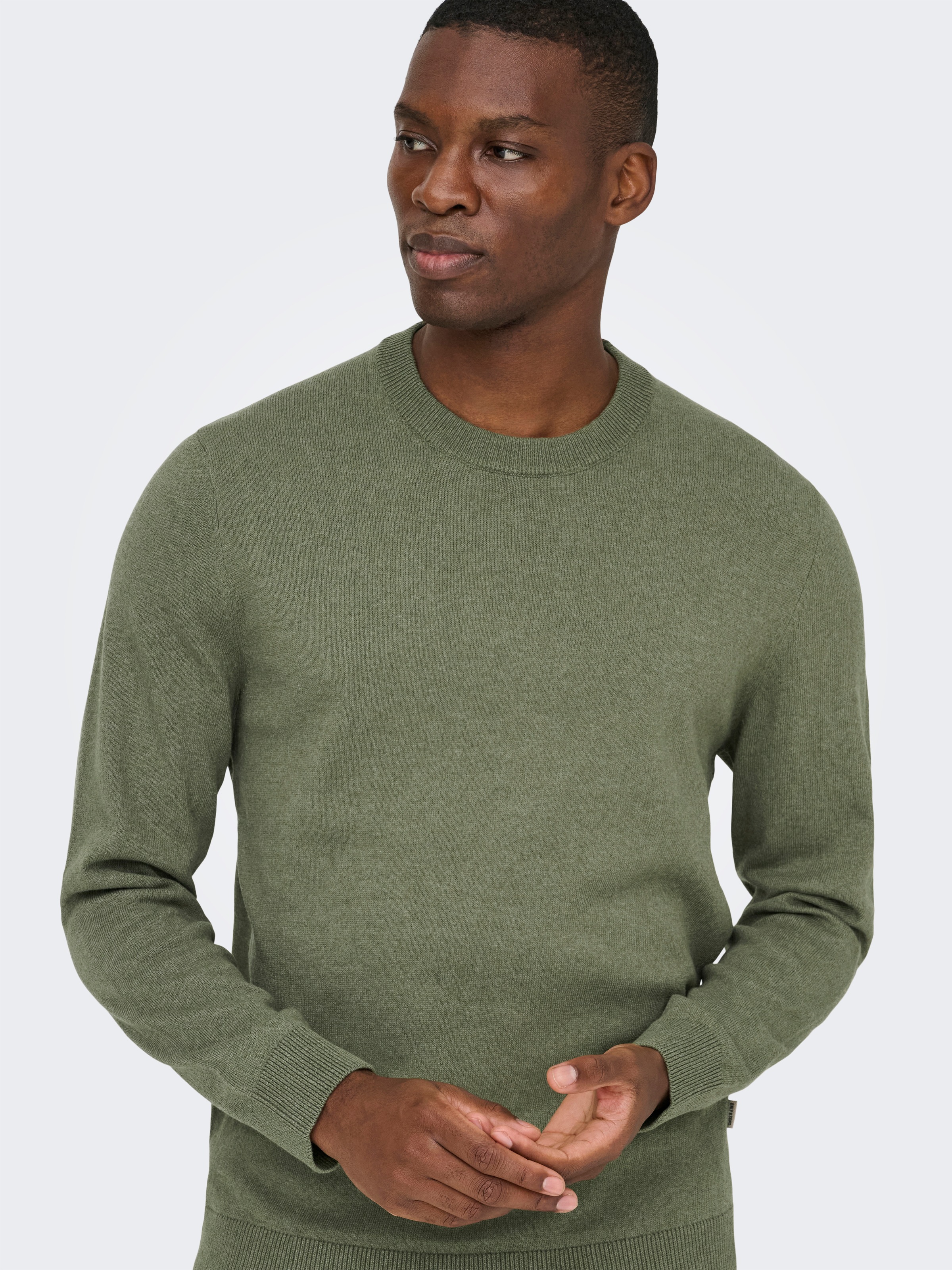 ONLY & SONS Pull à col rond »ONSREX LIFE REG 12 CREW KNIT«