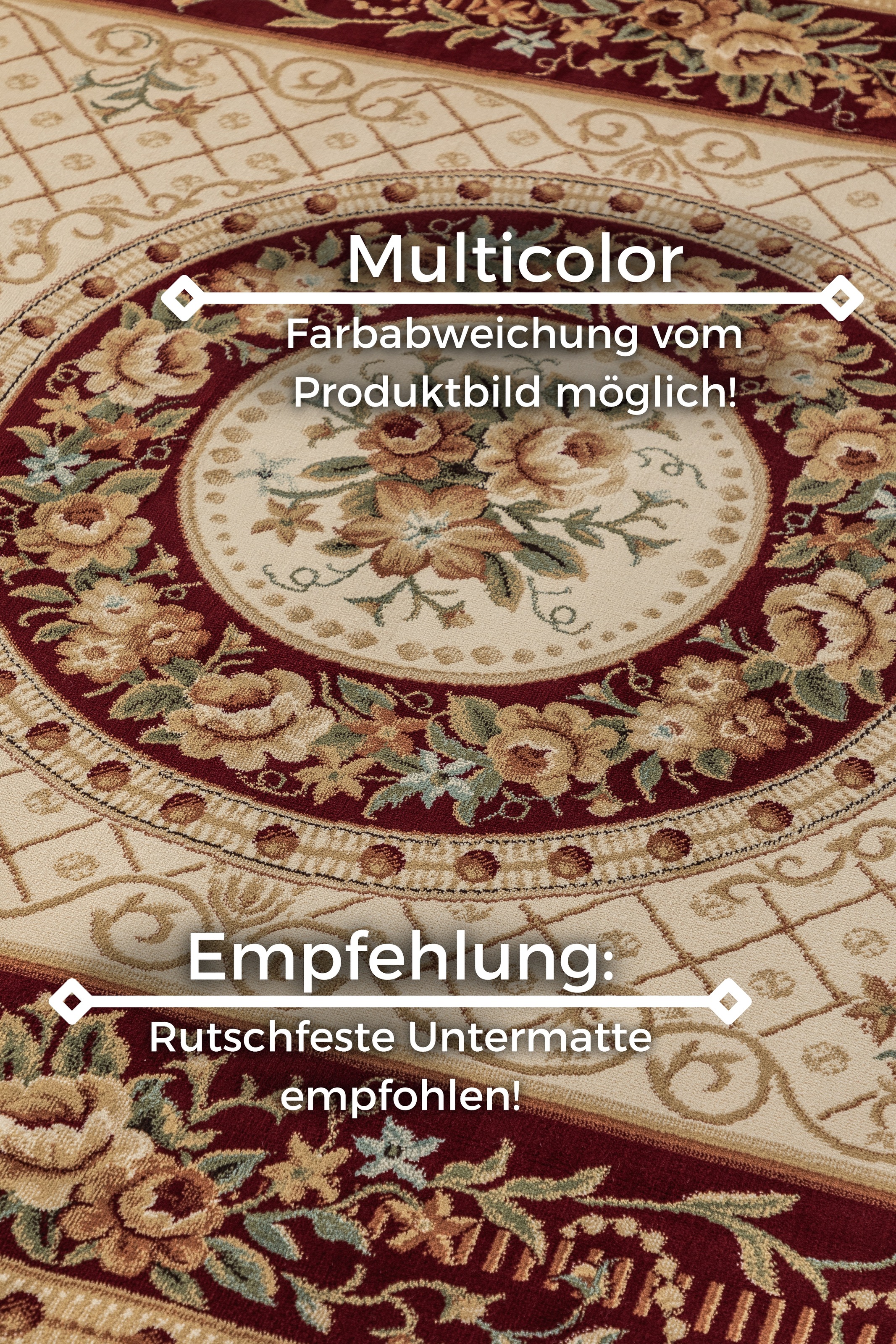 NORTHRUGS Teppich »Adraskan«, rechteckig, 8 mm Höhe, Orient Optik, Läufer, strapazierfähig, pflegeleicht, robust