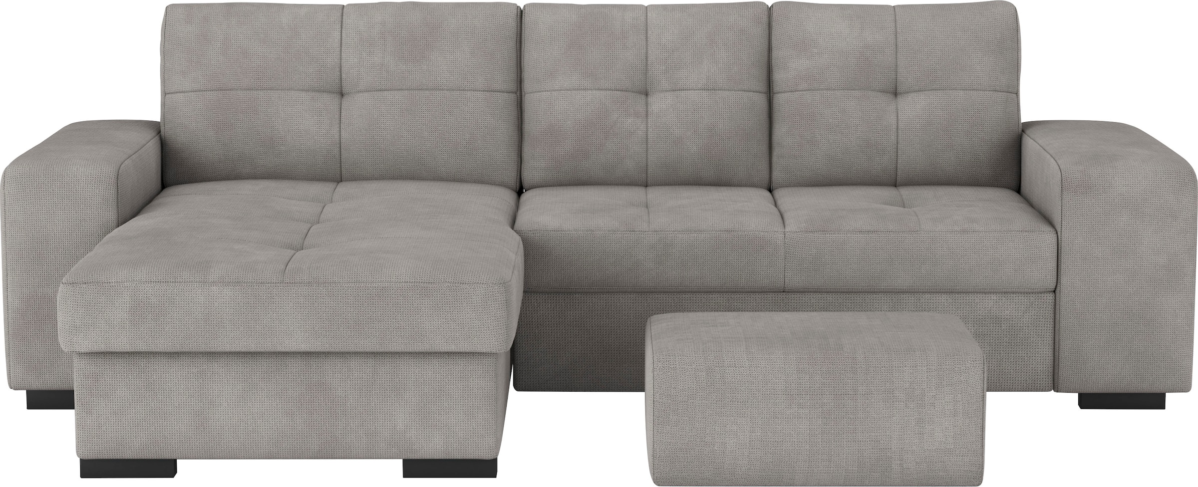 COTTA Ecksofa »Mattina L-Form«, mit Hocker, wahlweise mit Bettfunktion & Bettkasten