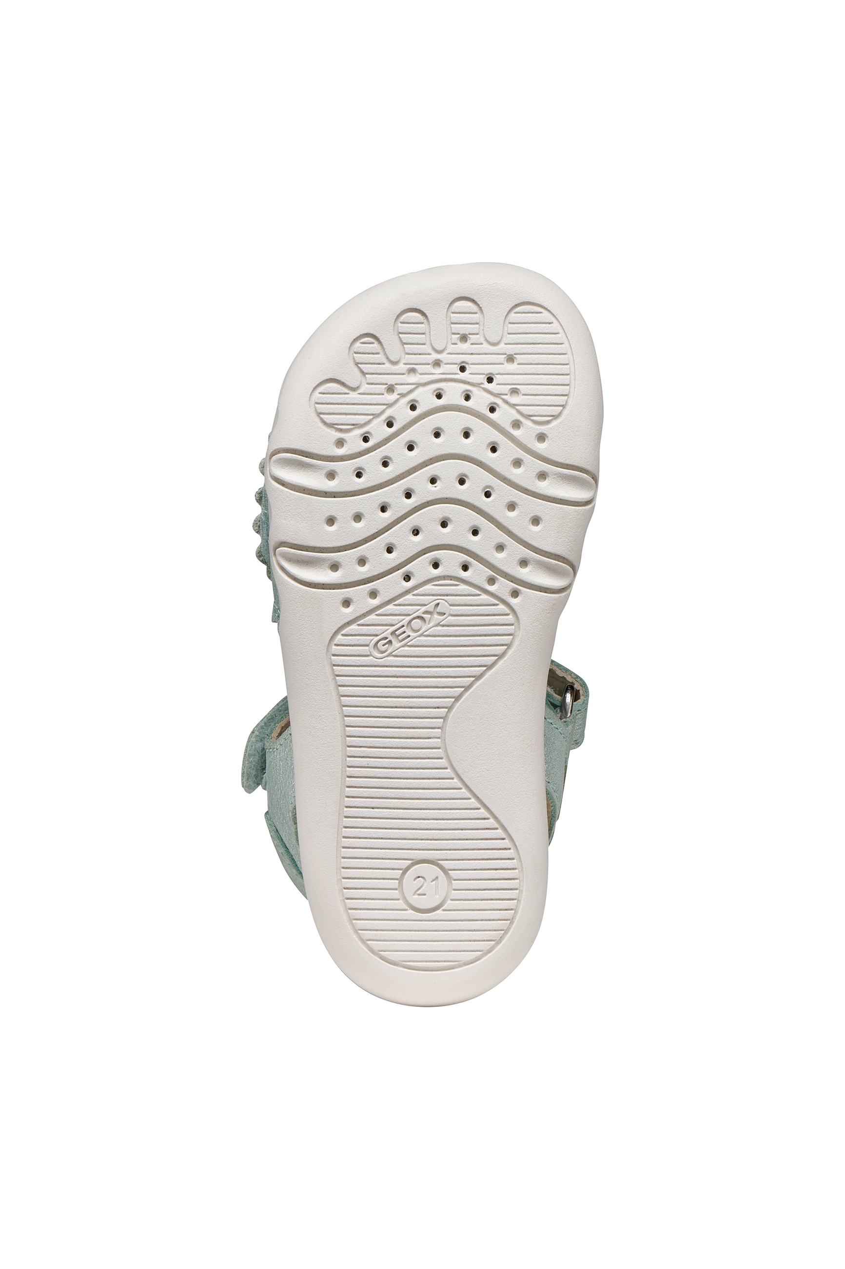 Geox Chaussures de marche »B SANDAL STEPPIEUP G«  chaussure bébé avec fermeture velcro, gabarit de taille à télécharger