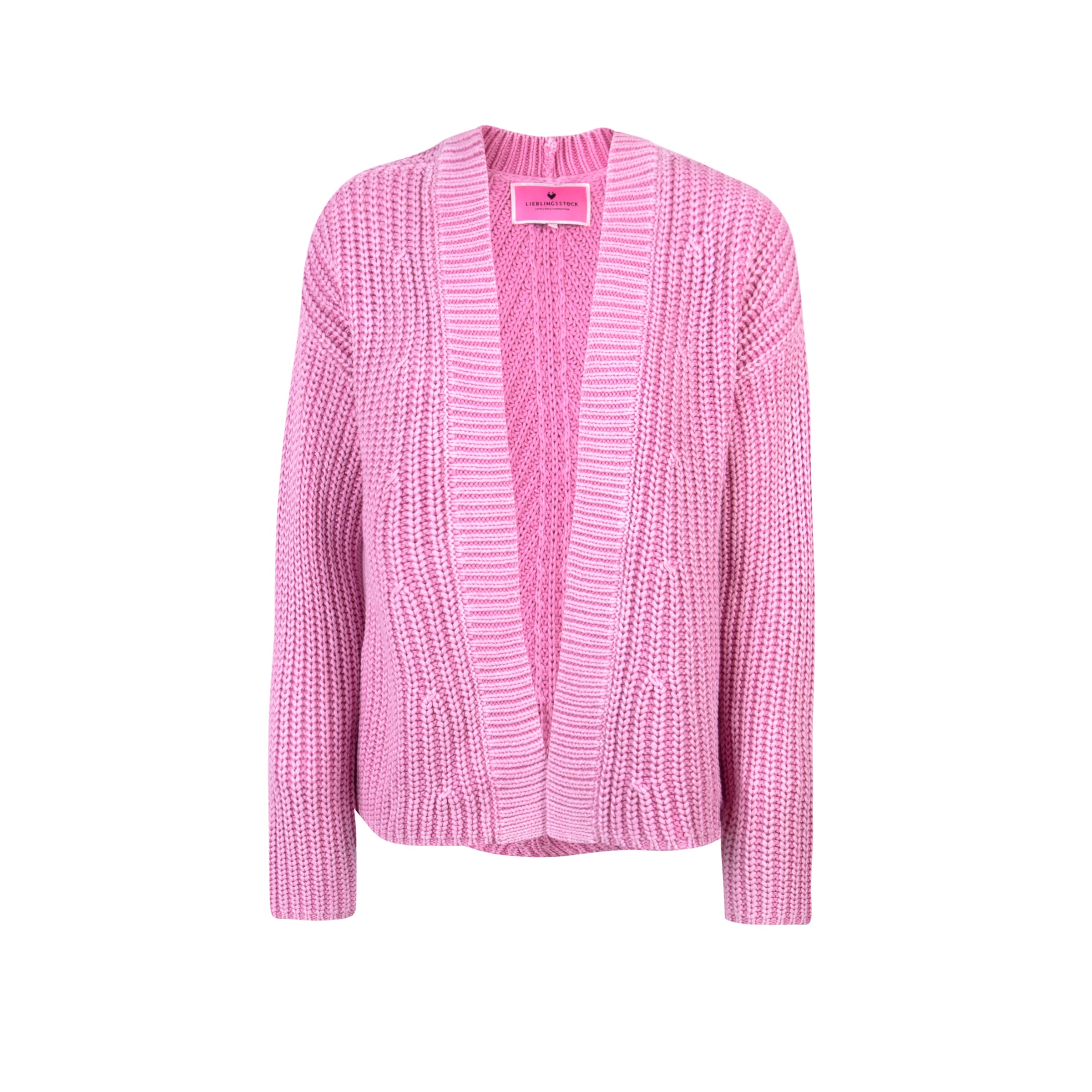 Lieblingsstück Strickjacke »AnielaL«, aus reiner Baumwolle
