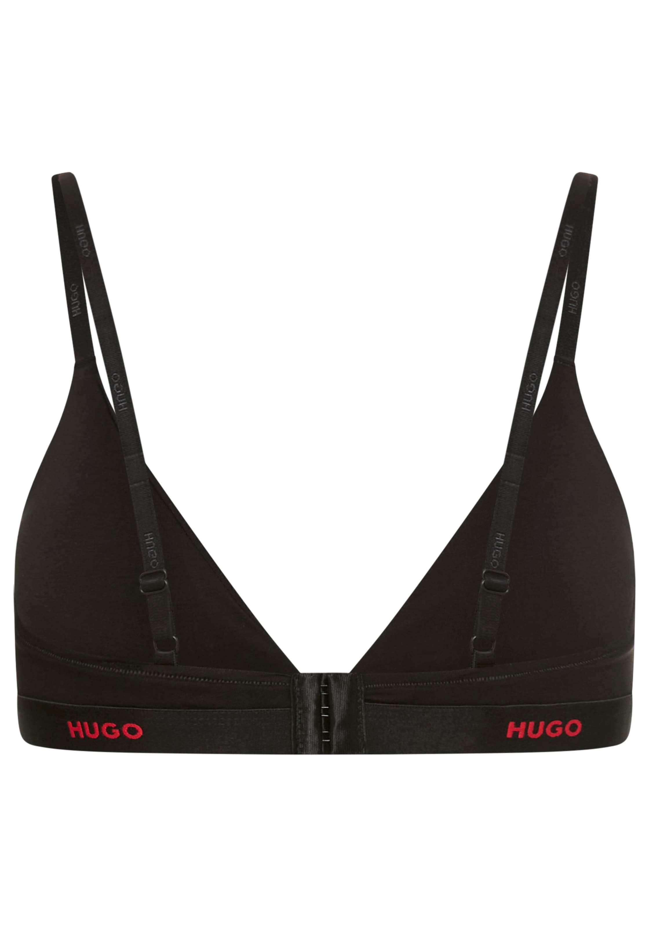 HUGO Underwear Soutien-gorge triangle »aus Stretch-Baumwolle mit Logo-Unterbrustband« mit herausnehmbaren Polstern, geformte Körbchen