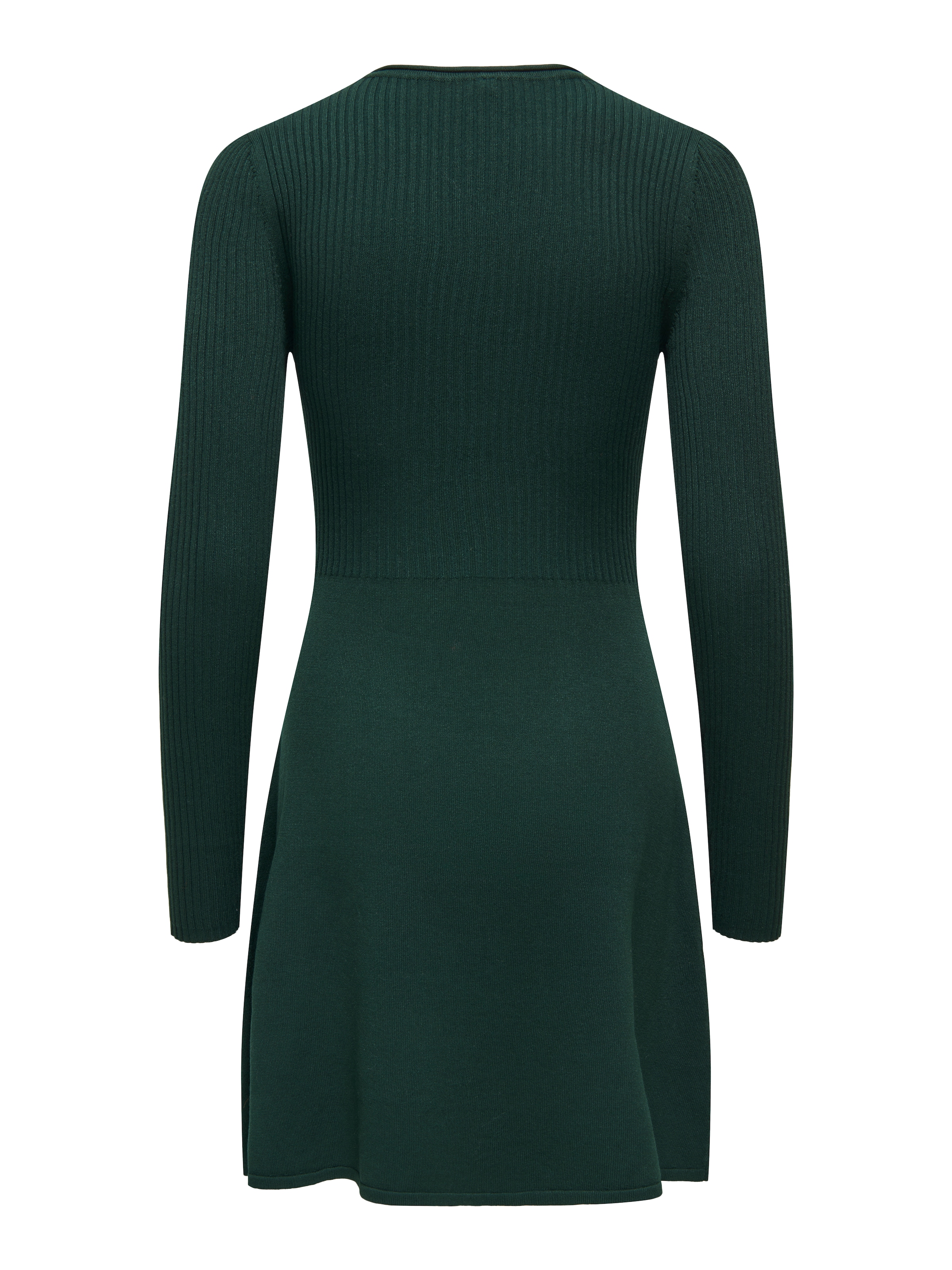 ONLY Minikleid »ONLMISTY LIFE  LS O-NECK RIB DRES EX KNT« Viskosemischung, regular fit, Rundhals