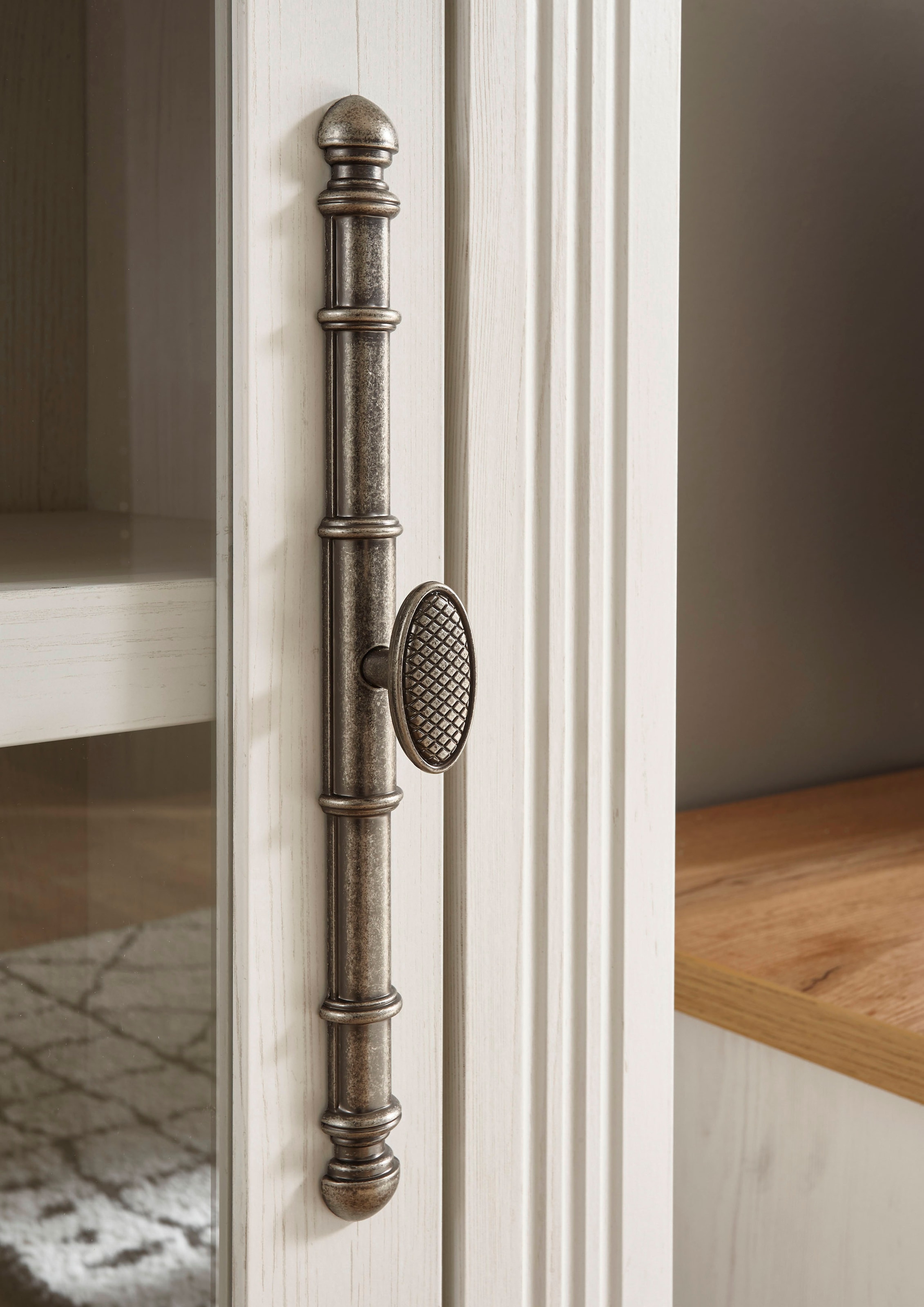 GOODproduct Wohnwand »Westminster BESTSELLER!« Set, Vitrine, Lowboard, Kommode, Wandregal, 4 Stk. tlg.