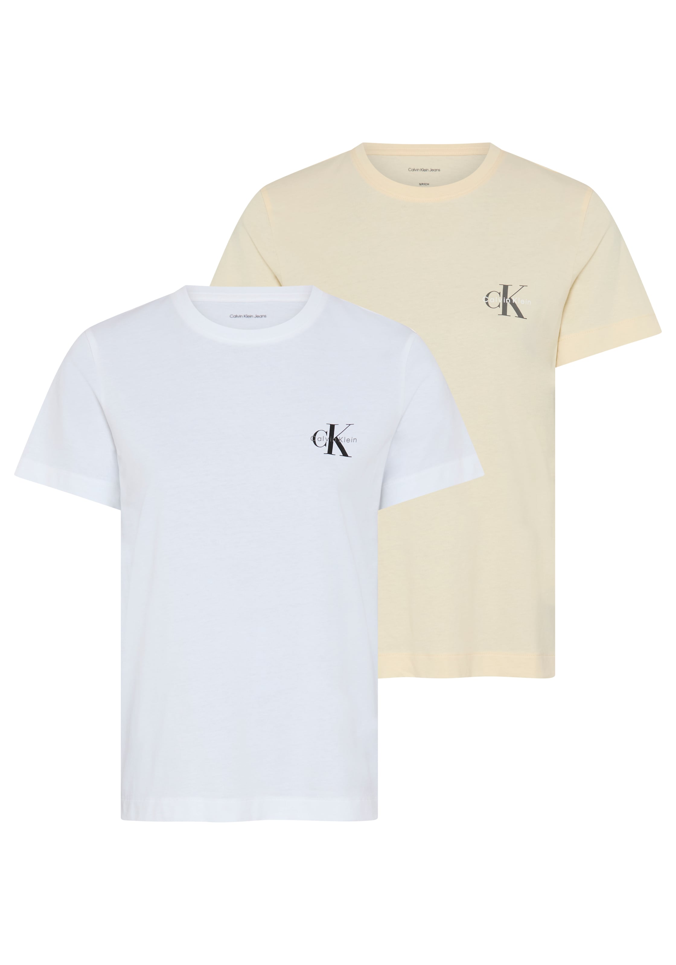Image of Calvin Klein T-Shirt "MONOLOGO CN 2 PACK TEE" Packung, 2er-Pack, 2, Logoschriftzug