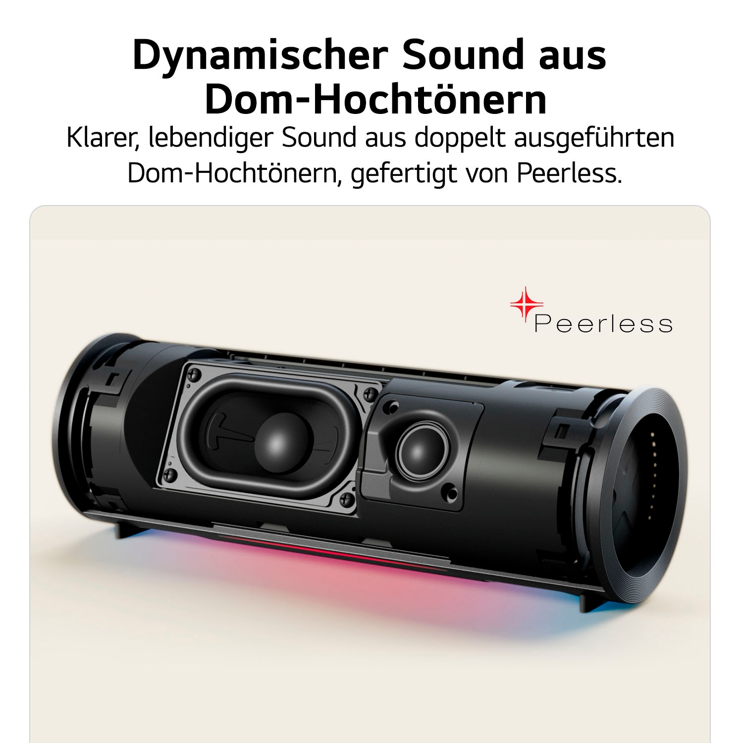 LG Haut-parleur Bluetooth »xboom GRAB« 1.1 ( 30 W)