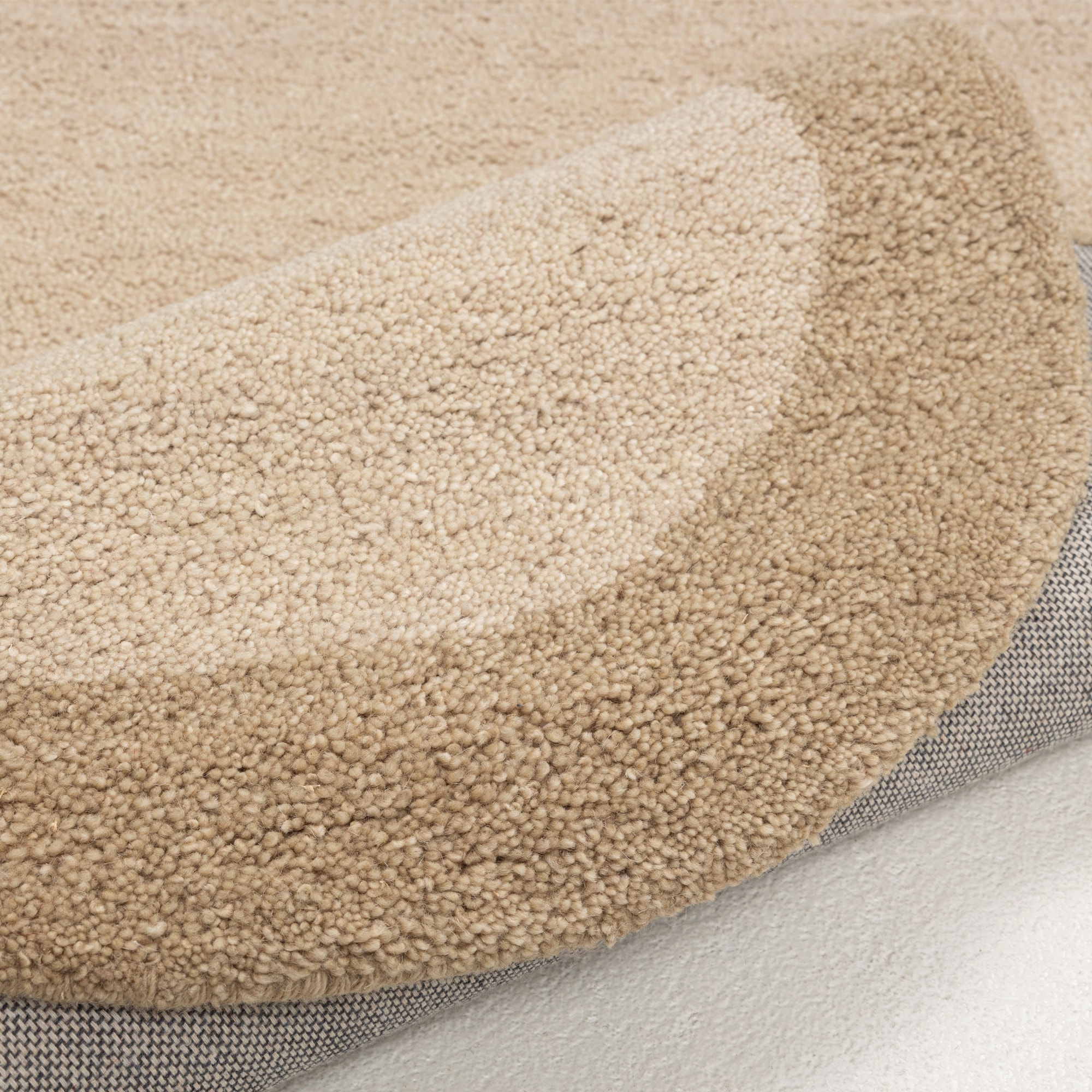 THEKO Tapis en laine »Gabbeh Super, Handweb, Teppich, Bordüre, reine Wolle« ovale 9 mm Höhe Schlafzimmer, Wohnzimmer, Esszimmer, auch als Läufer, eckig oder rund