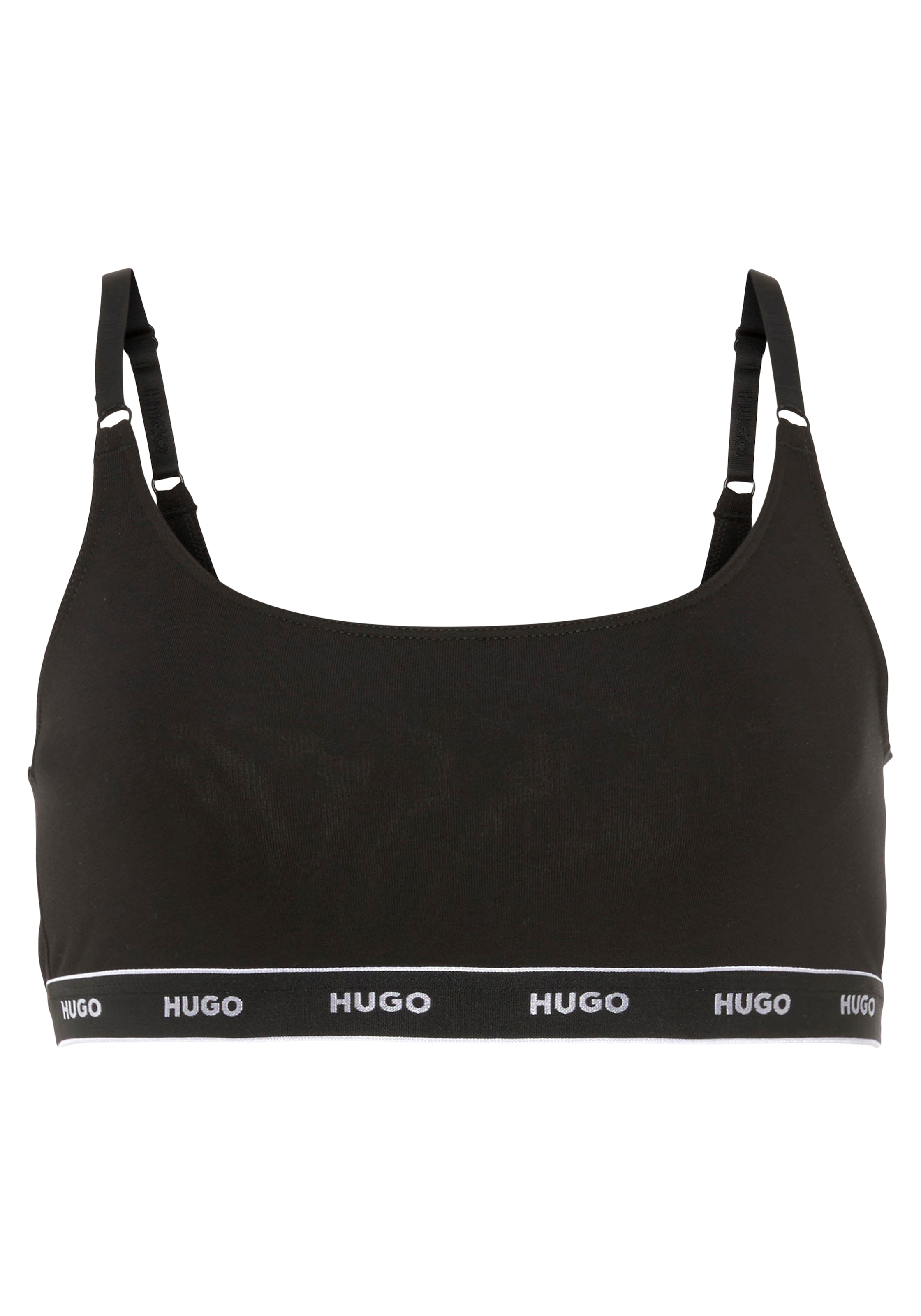 HUGO Underwear Bralette-BH »TWIN BRALETTE DESIGN«, (Packung, 2 tlg.), mit HUGO Logo auf dem Bund