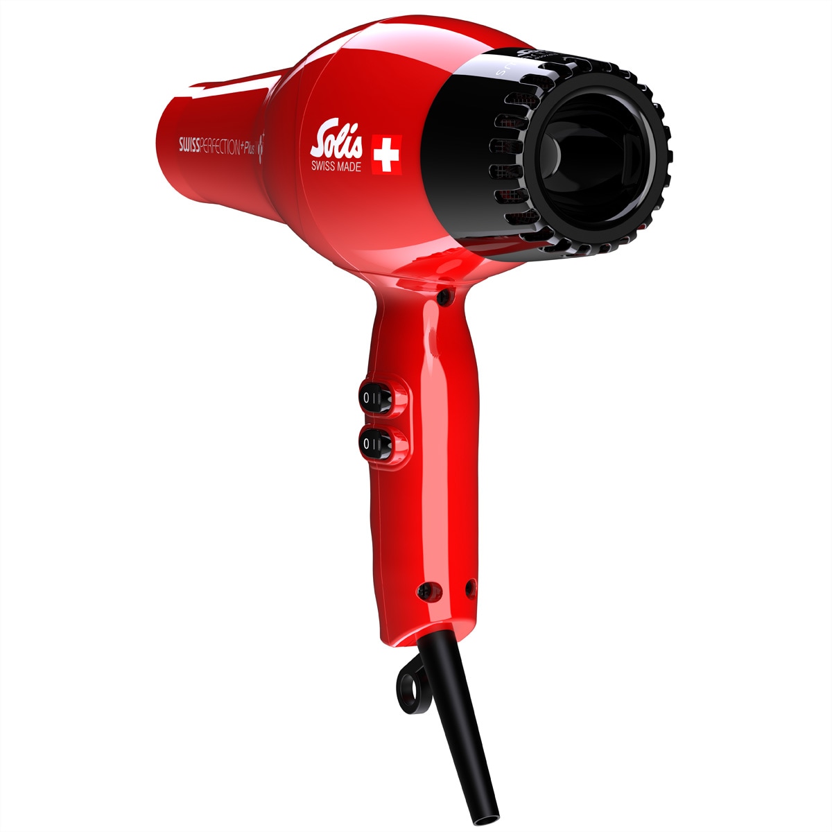 SOLIS OF SWITZERLAND Haartrockner »Solis Haarföhn Swiss Perfection 443, rot«