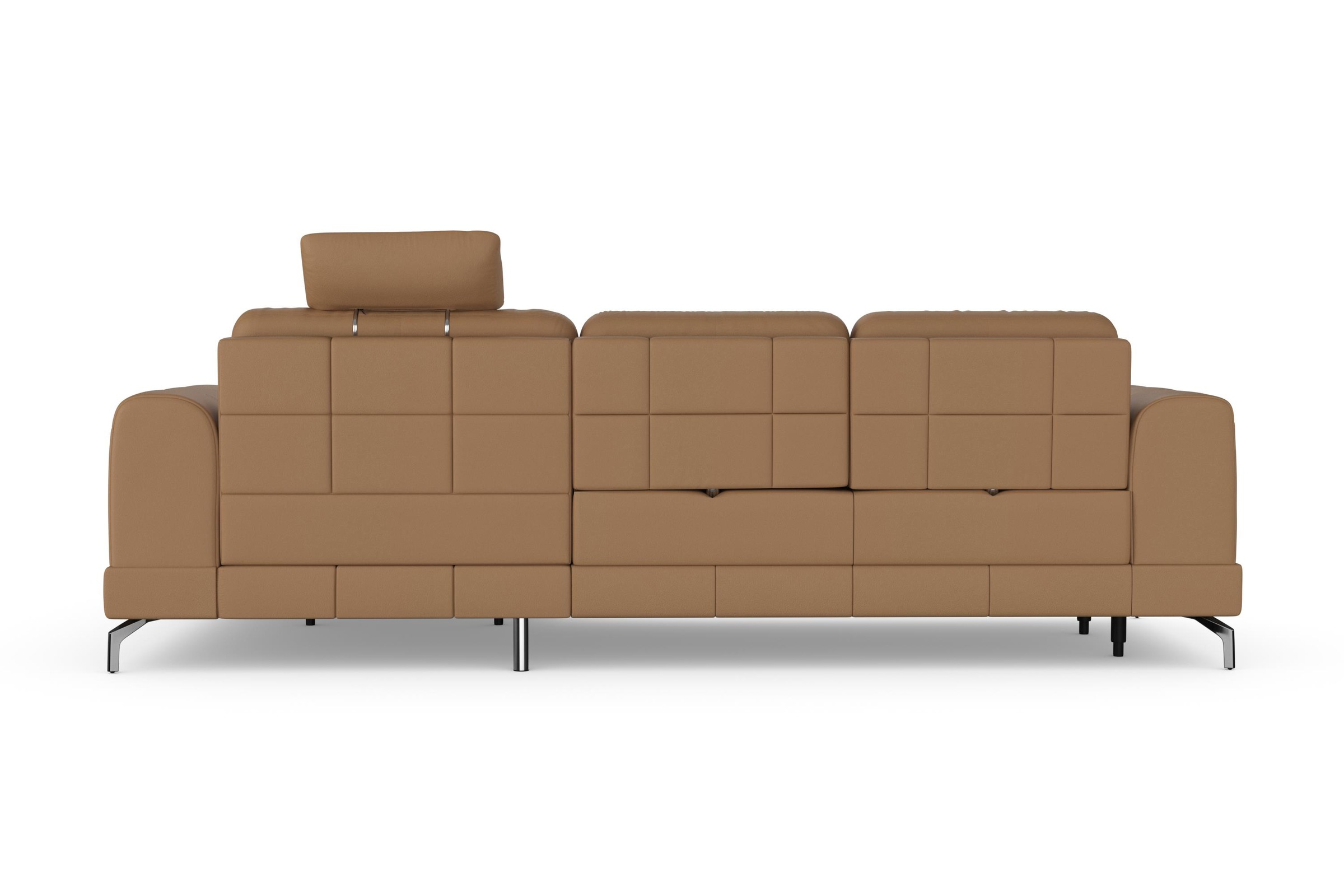 sit&more Ecksofa »Bendigo L-Form«, inklusive Sitztiefenverstellung, Bodenfreiheit 12 cm, in 2 Fussfarben