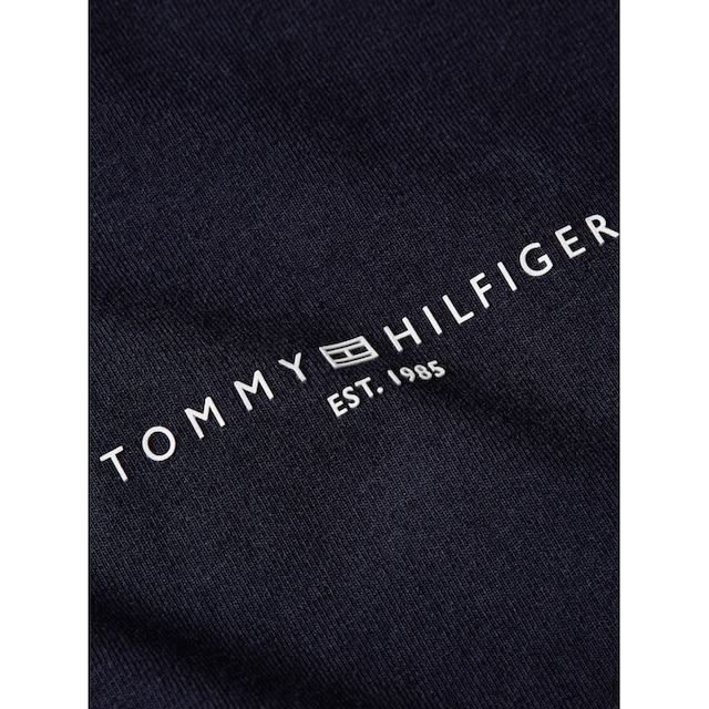 ♕ Tommy Hilfiger Langarmshirt »1985 REG MINI CORP LOGO C-NK LS«, mit  Logo-Schriftzug auf der Brust versandkostenfrei bestellen