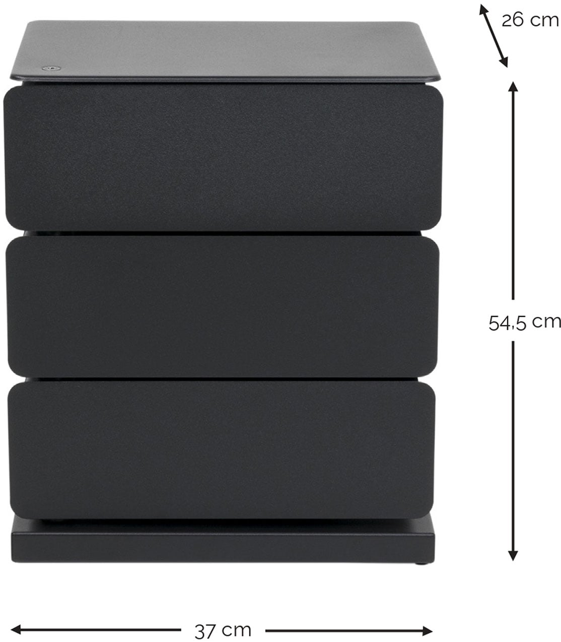 Spinder Design Commode »Joey« métal, largeur 37 cm