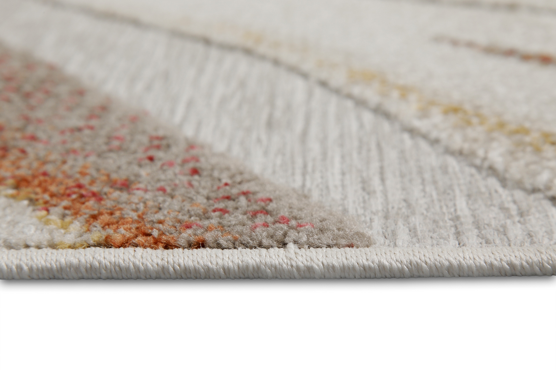 Wecon home Outdoorteppich »Creek«, rund, 5 mm Höhe, für Innen & Aussen, strapazierfähig, pflegeleicht, Hoch-Tief Effekt
