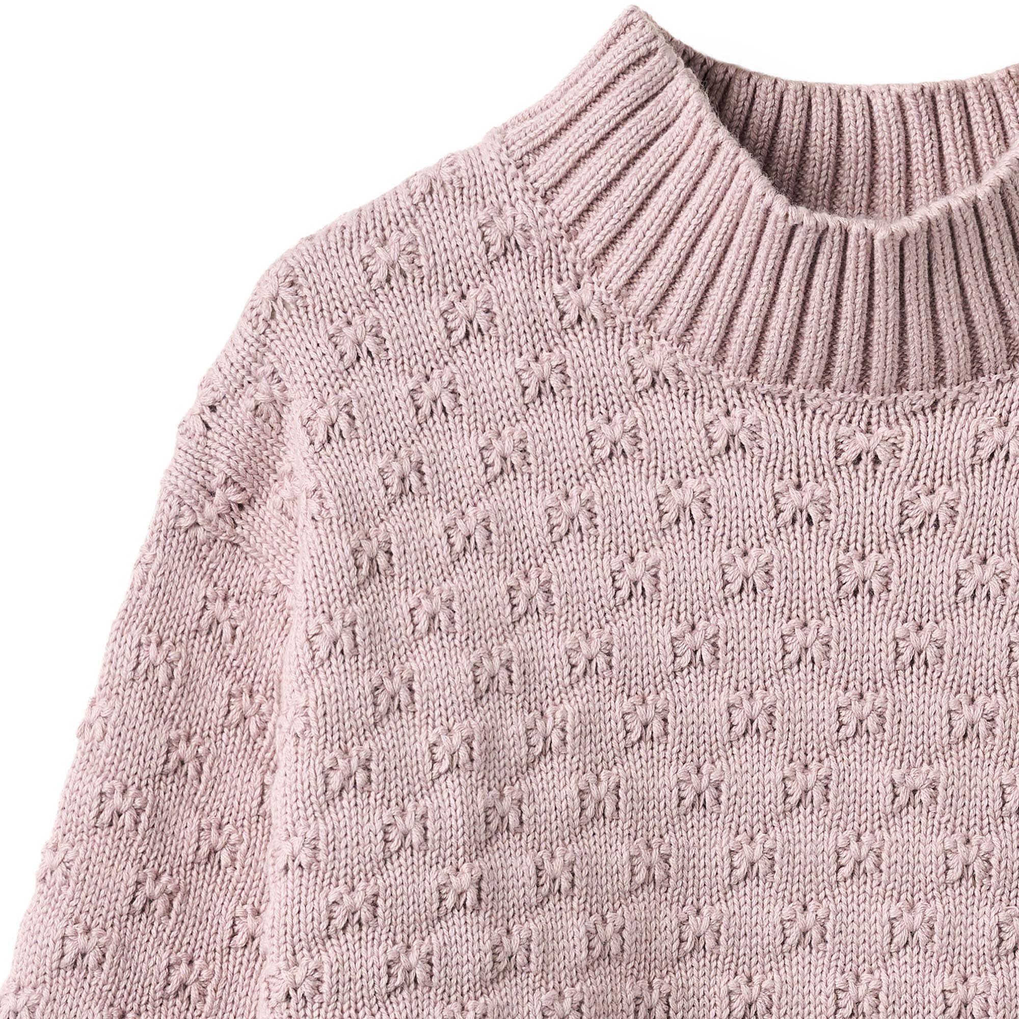 WHEAT Strickpullover »Chunky Knit Pullover Abby« Baumwolle, Strickmuster, lockere Passform