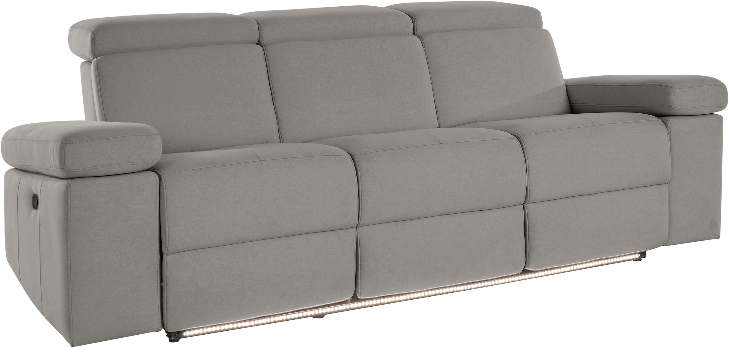 Image of Home affaire 3-Sitzer "Kilado" mit 2x Relaxfunktion, verstellbarer Armlehne, Kopfteilverstellung