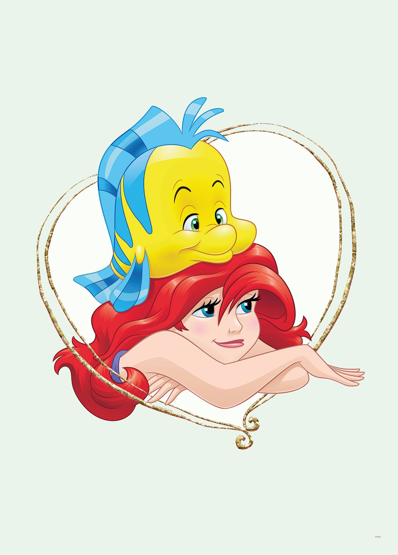 Komar Poster »Ariel & Fabius«, (1 bequem Kinderzimmer, St.), Schlafzimmer, Disney, kaufen Wohnzimmer