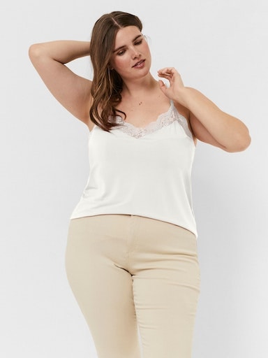 Vero Moda Curve Spitzentop »VMANA S/L LACE TOP GA NOOS CURVE«