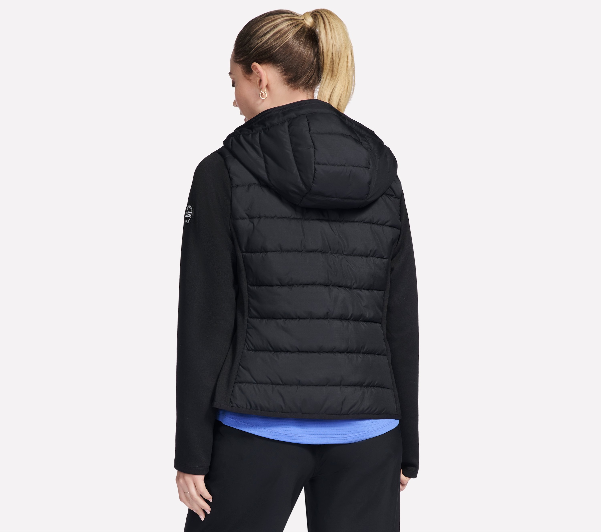 Skechers Funktionsjacke »SKECHERS PERFORMANCE ELITE HOODED JACKET« mit Kapuze Hybridjacke, mit gesteppter Vorder- und Rückseite