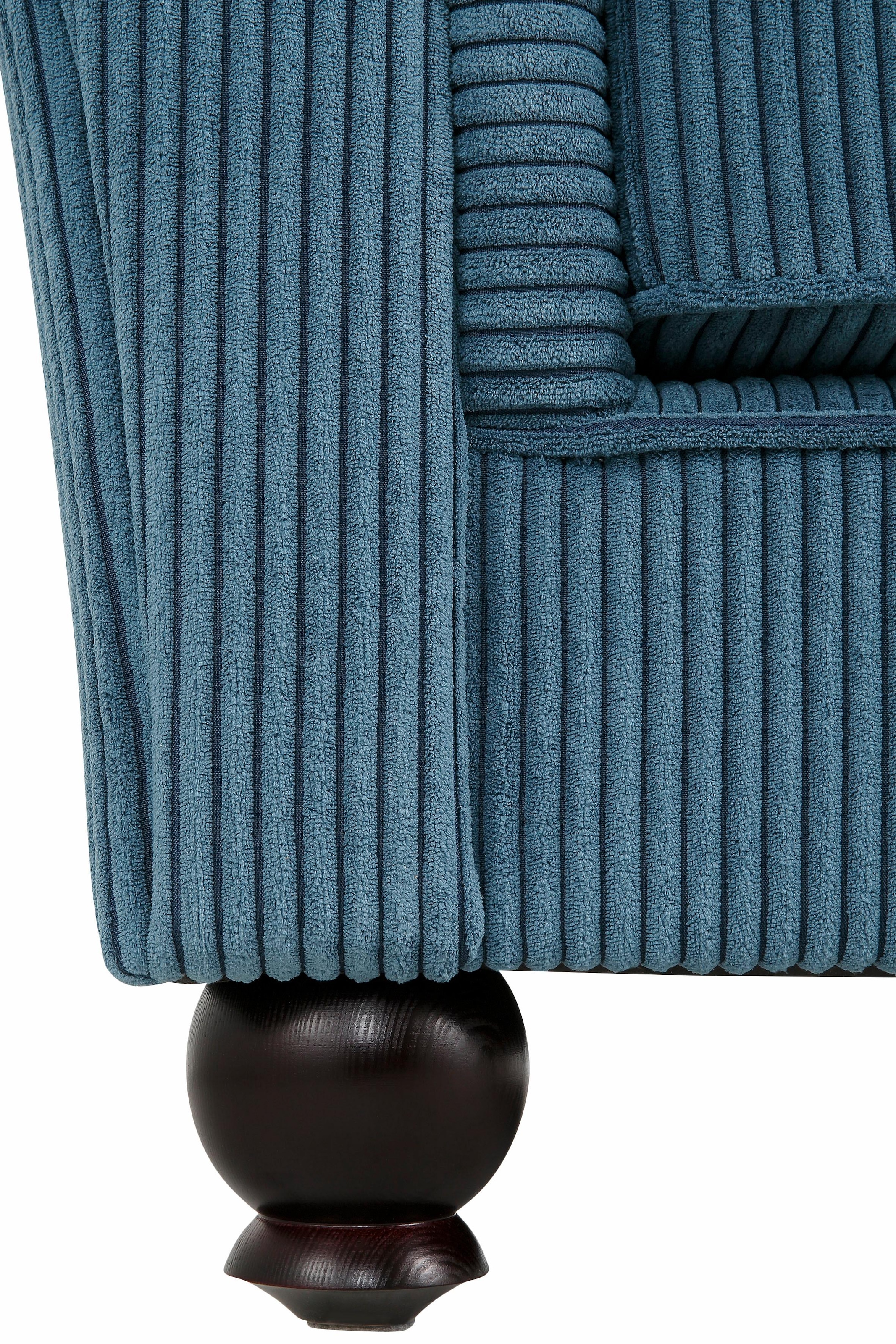 Home affaire Sessel »King Henry, Hochlehnsessel, Ohrensessel« mit legerer Polsterung, Federkern und losen Zierkissen