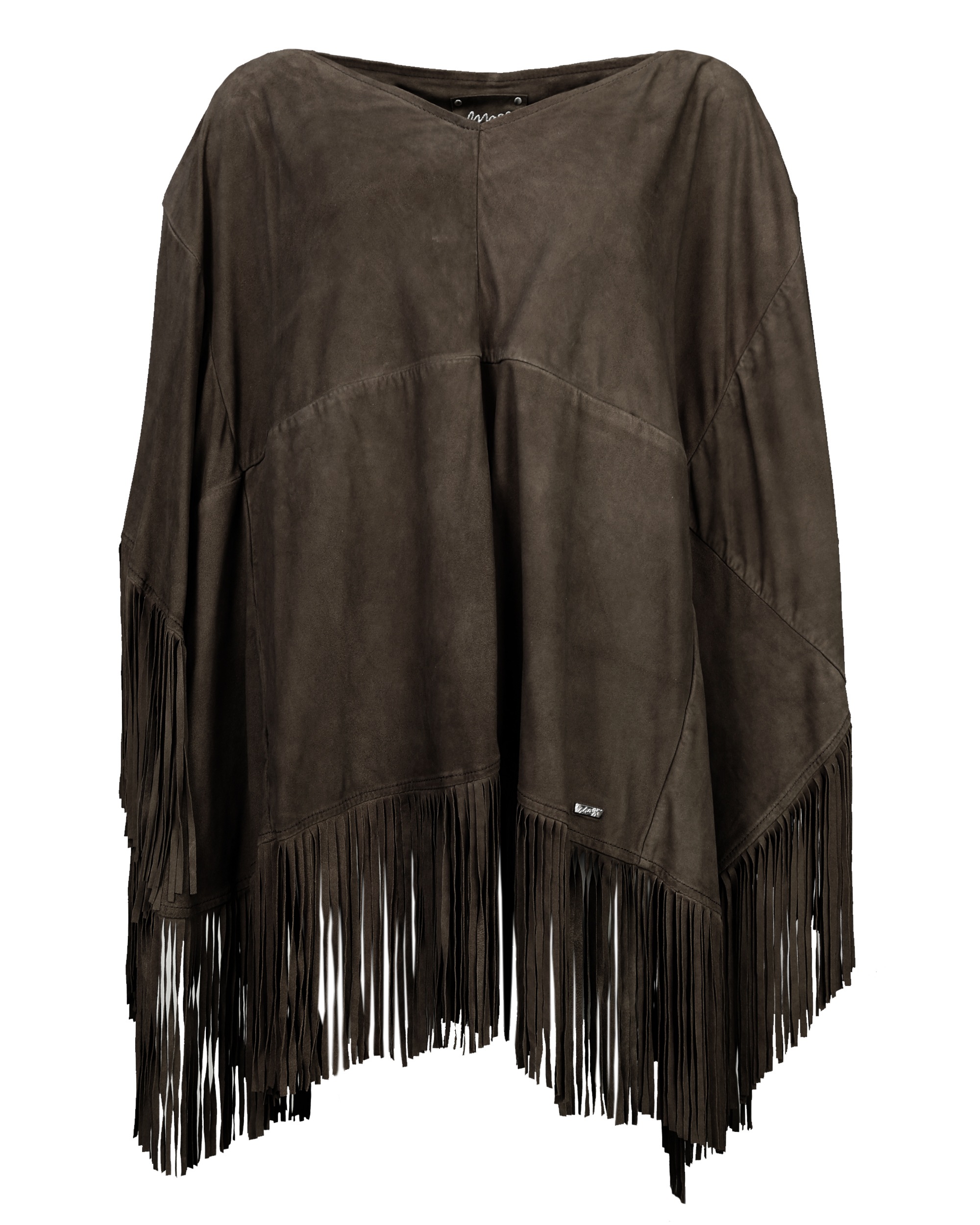 Poncho mit Fransen »Curico«