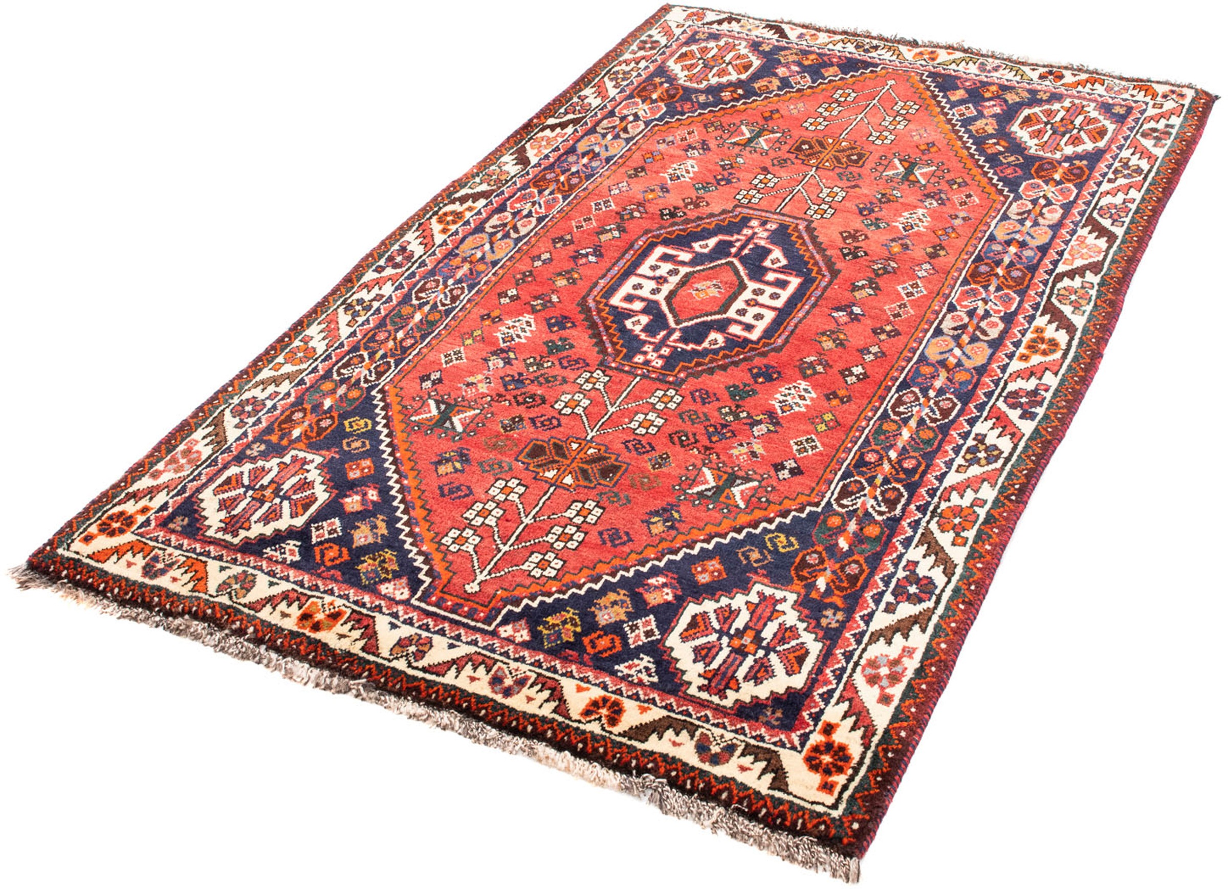 Image of morgenland Orientteppich »Perser - Nomadic - 170 x 100 cm - dunkelrot«, rechteckig, 10 mm Höhe, Wohnzimmer, Handgeknüpft, Einzelstück mit Zertifikat bei Ackermann Versand Schweiz