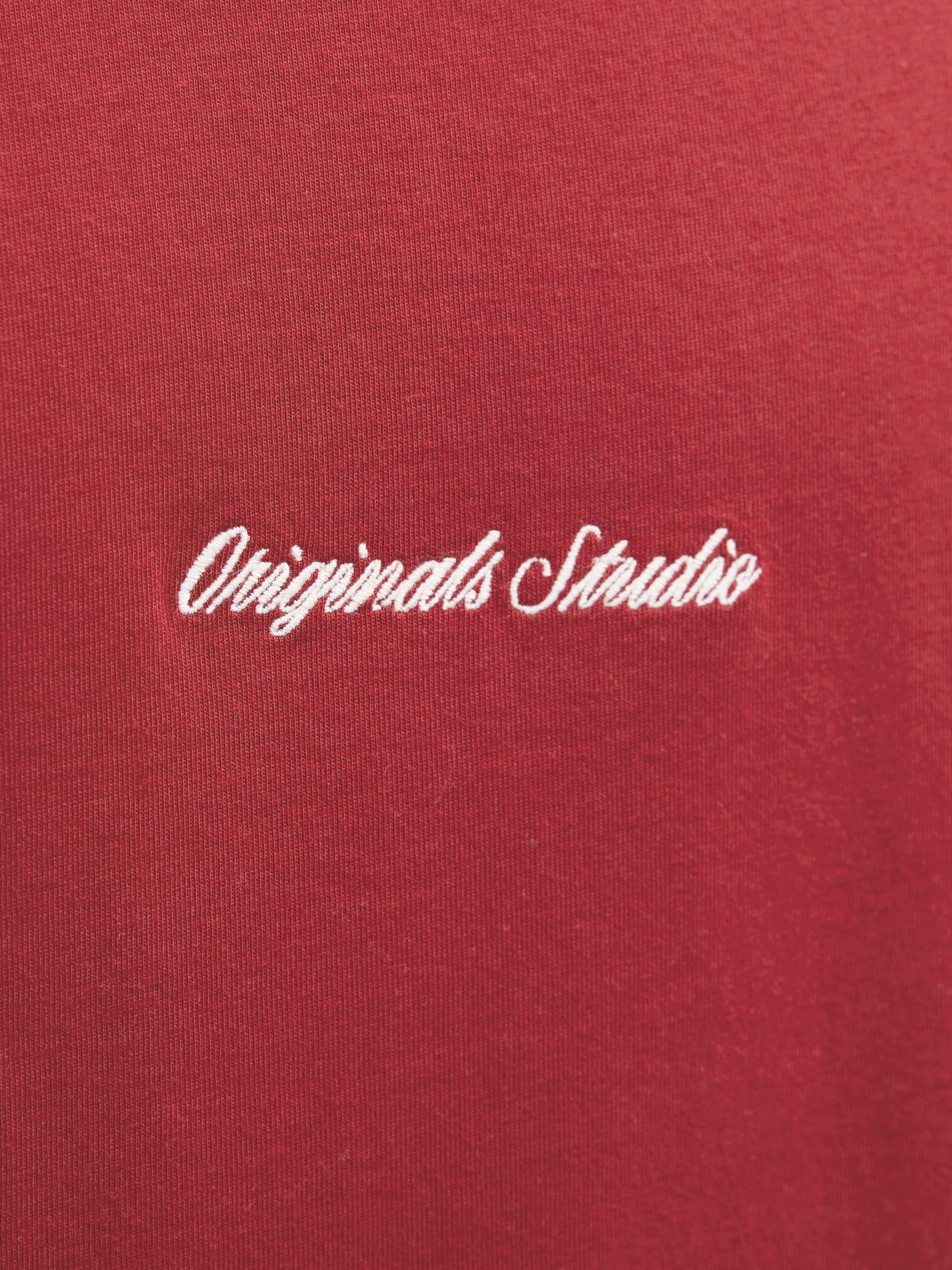 Jack & Jones Kurzarmshirt »JORNORREBRO EMB TEE SS CREW NECK NOOS« mit Logo Print