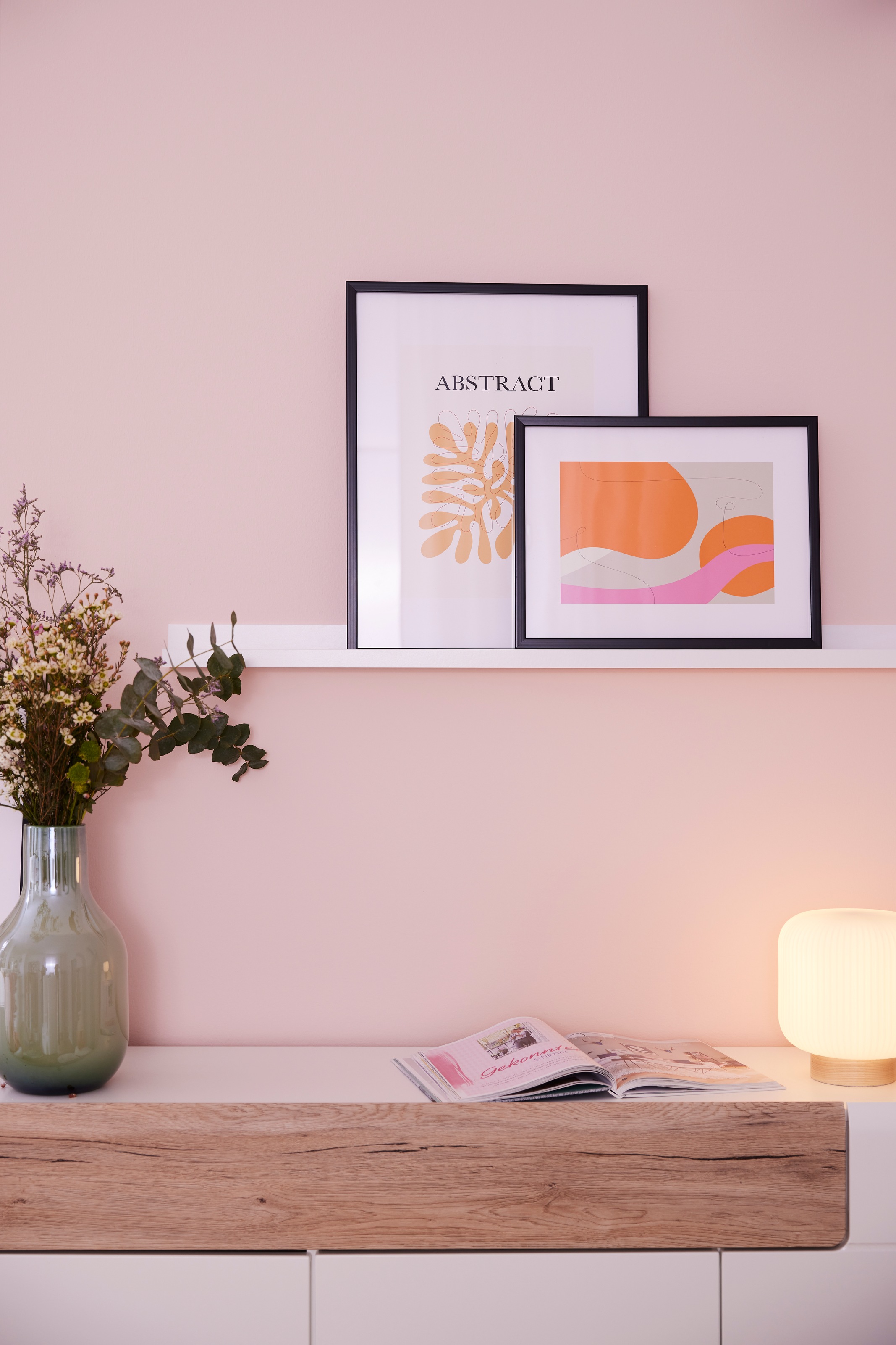 Image of LeGer Home by Lena Gercke Bild "Denise" Abstrakt Figuren Gemälde Kunst 1 Stk. tlg. HD Premium Poster-Druck inkl. Holzrahmen
