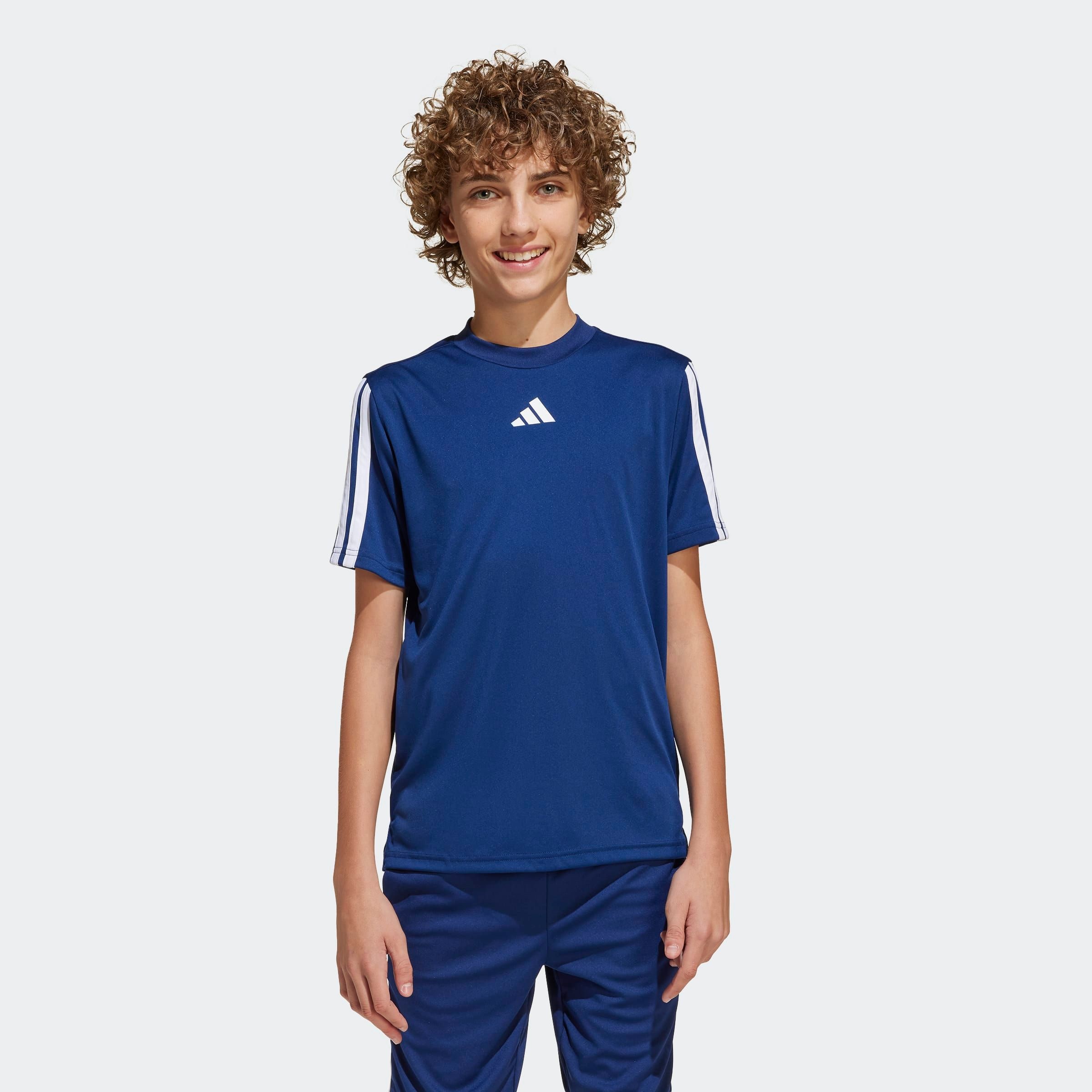 Image of adidas Sportswear T-Shirt "TRAIN ESSENTIALS 3-STREIFEN KIDS"