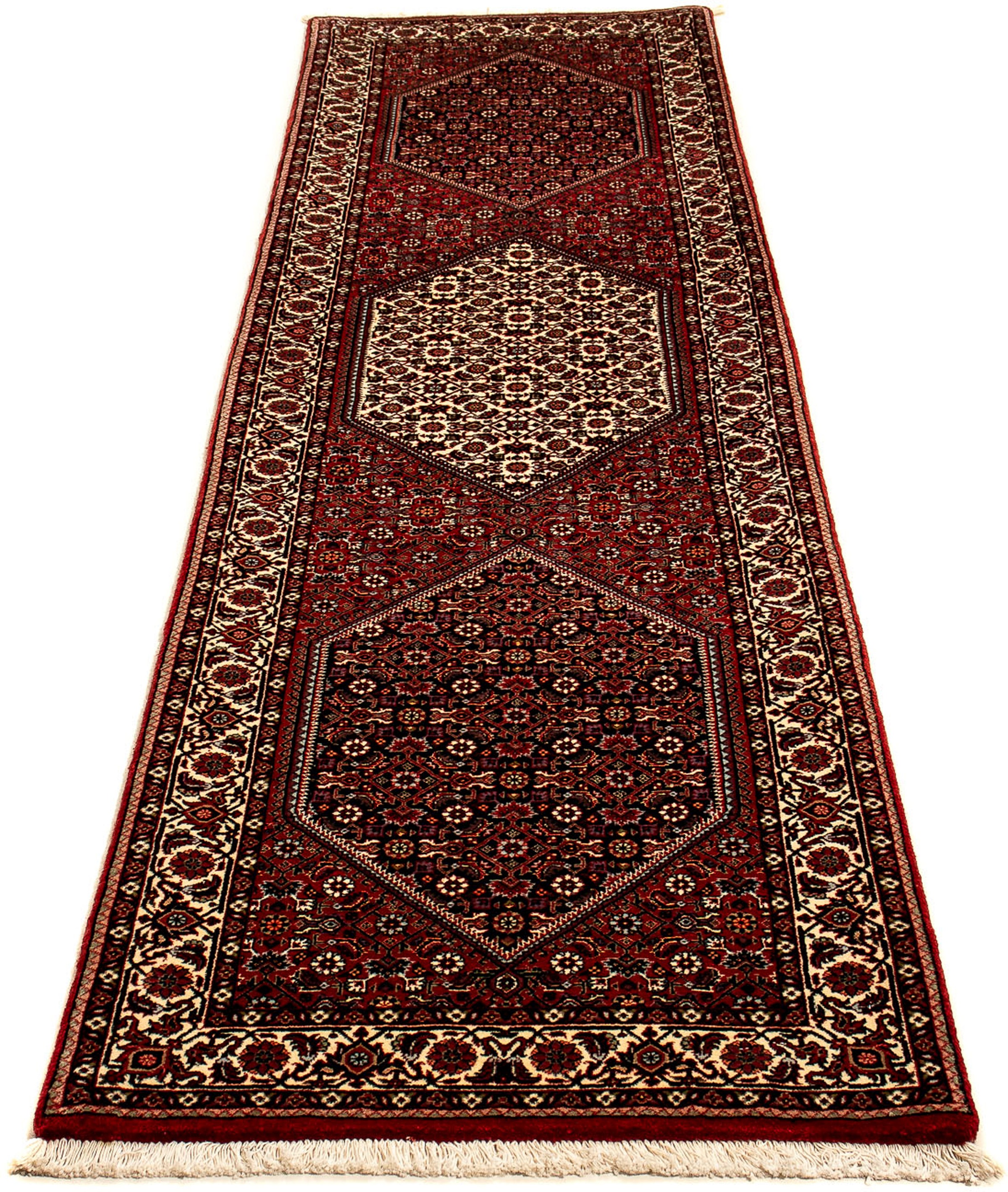 Image of morgenland Orientteppich »Perser - Bidjar - 295 x 71 cm - mehrfarbig«, rechteckig, 15 mm Höhe, Wohnzimmer, Handgeknüpft, Einzelstück mit Zertifikat bei Ackermann Versand Schweiz