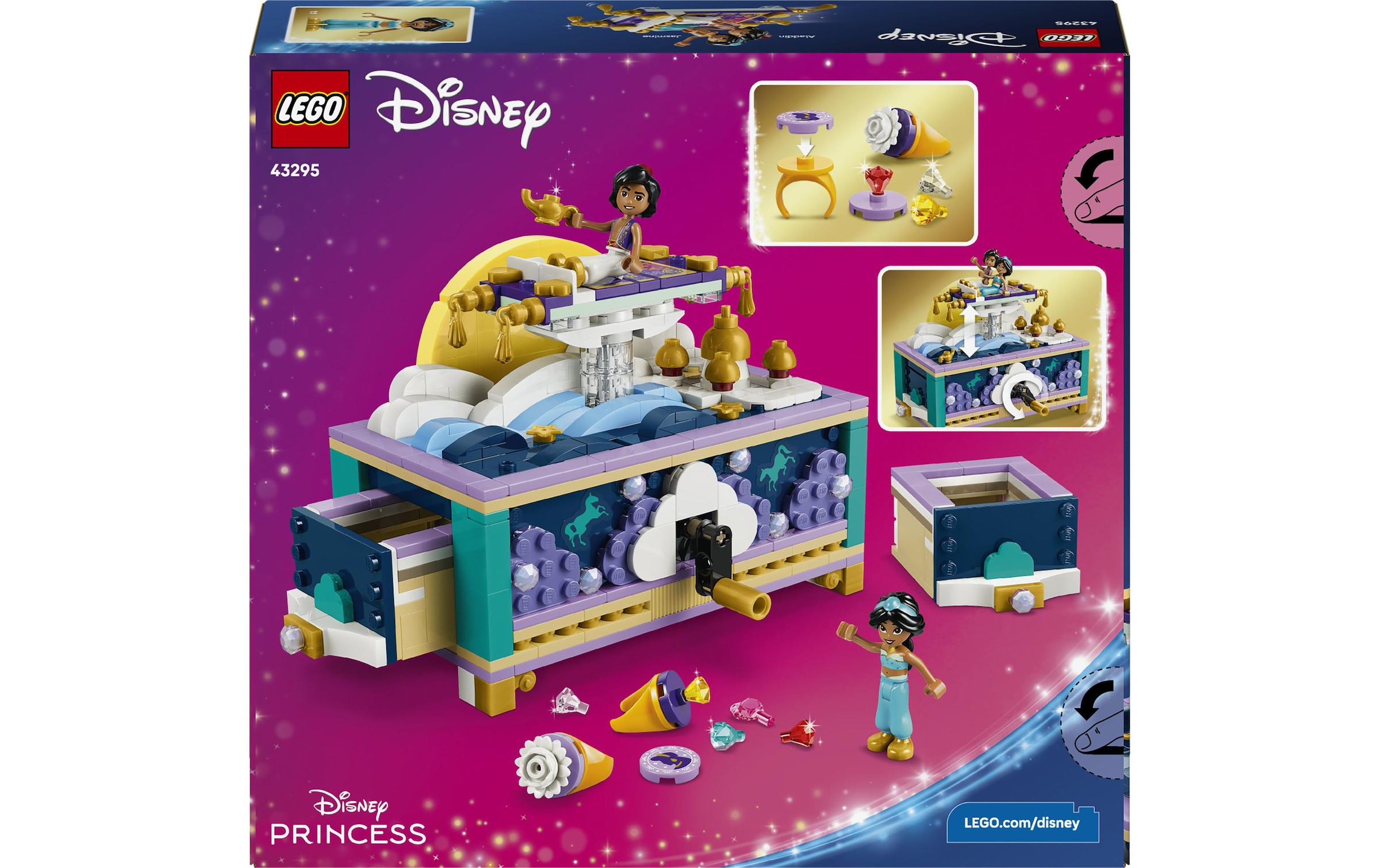 LEGO® Konstruktionsspielsteine »Jasmins Schmuckkästchen (43295), LEGO Disney Princess«