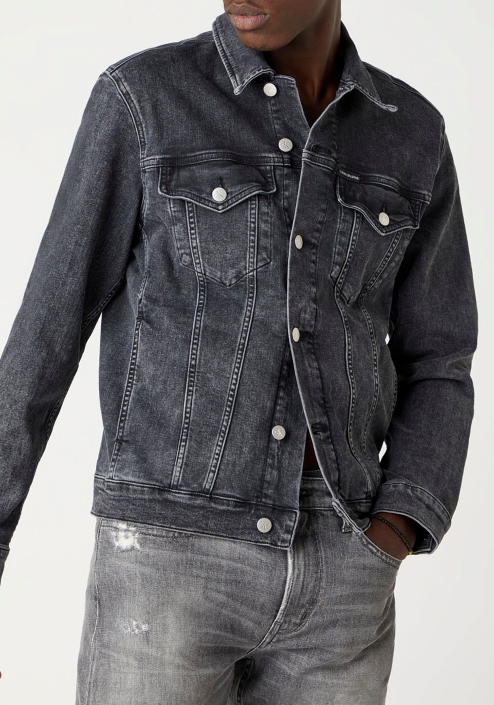 Image of Calvin Klein Jeans Jeansjacke »MODERN ESSENTIAL DENIM JACKET« bei Ackermann Versand Schweiz