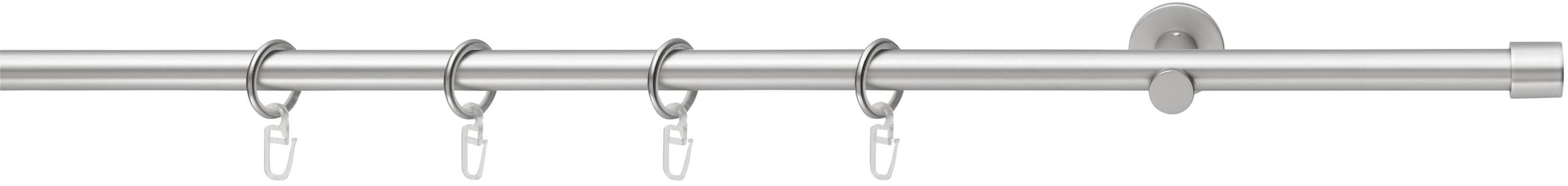 Image of Good Life Gardinenstange "CAP" Ø 16 mm 1 läufig-läufig Fixmass mit Ringen